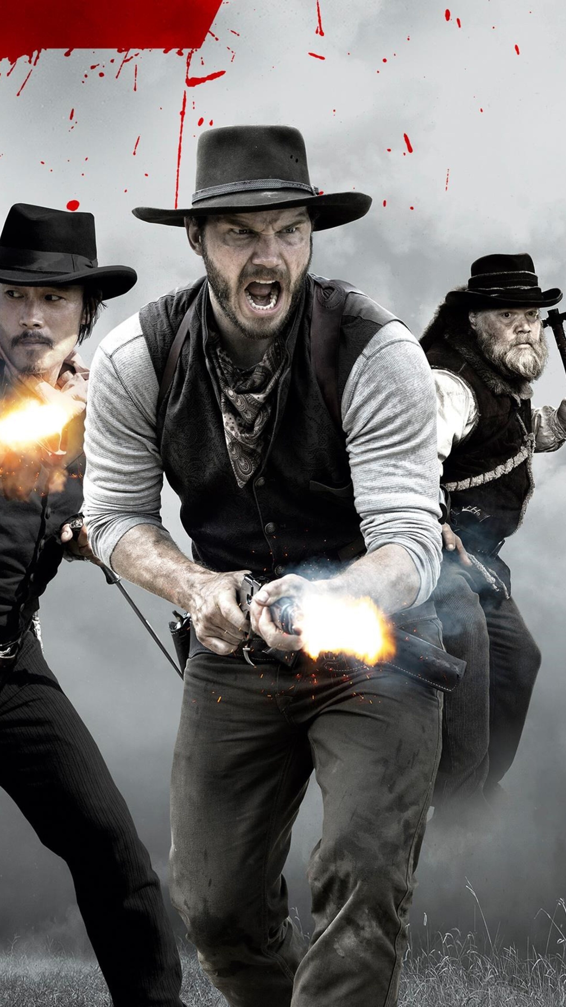 The Magnificent Seven, Thrilling remake, Action-packed western, Stellar cast, 2160x3840 4K Handy