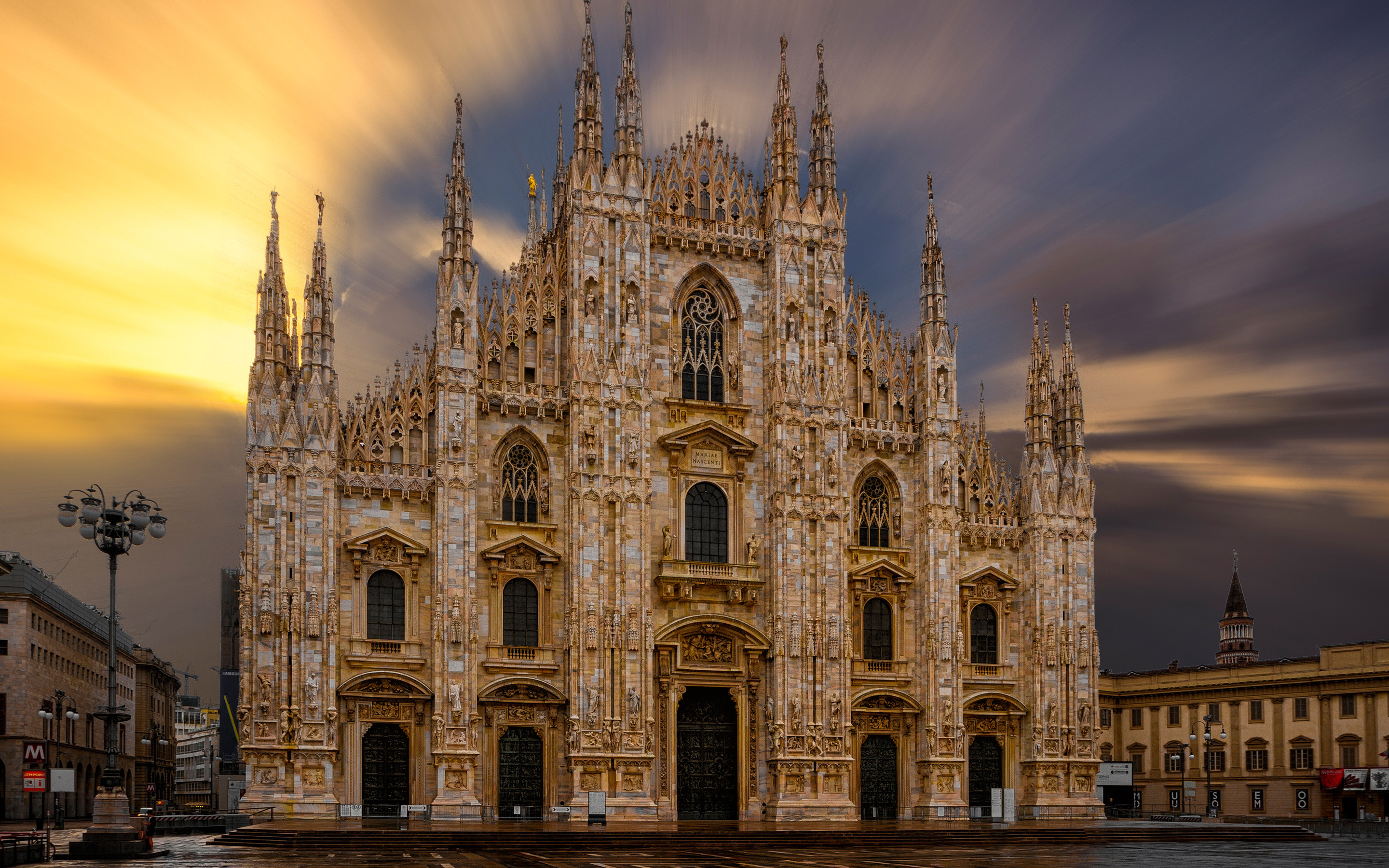 Milan Cathedral, Italian landmarks, Milan, Europe, 2880x1800 HD Desktop