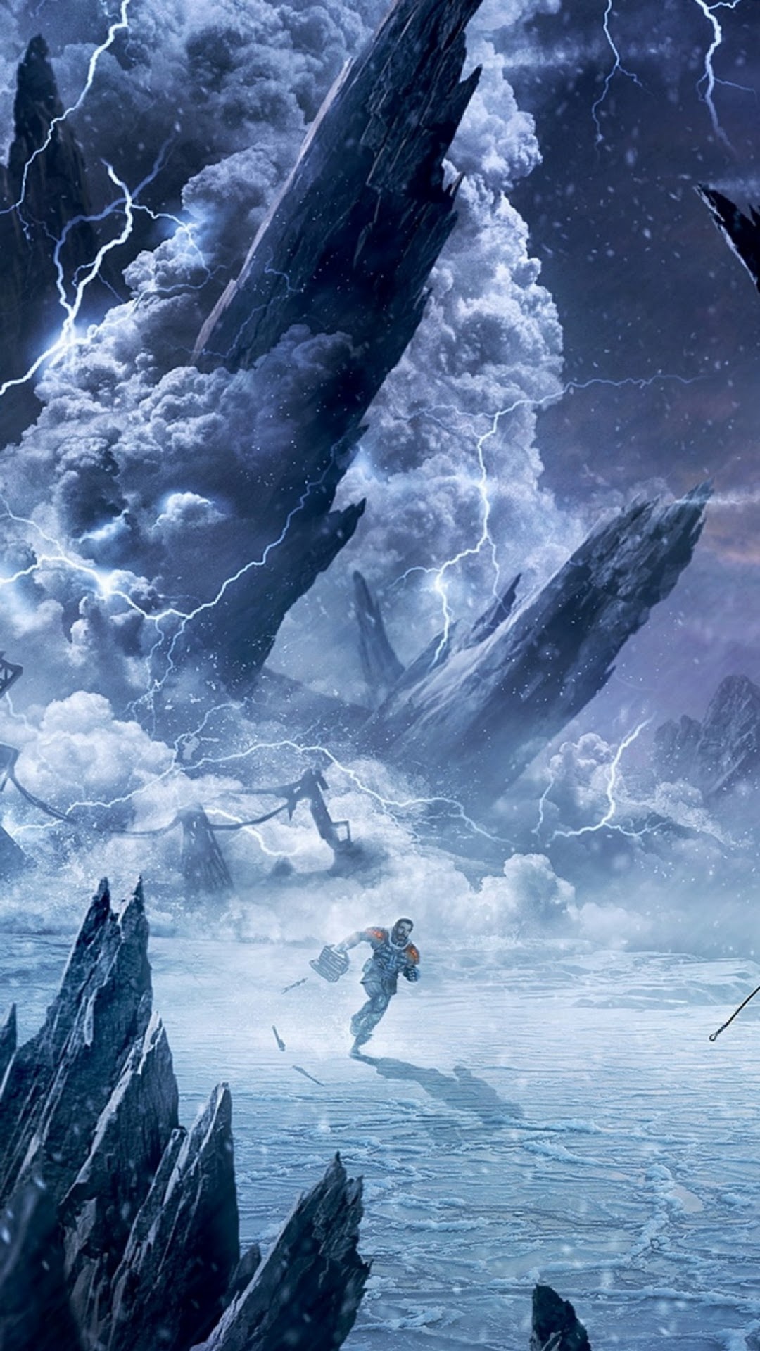 Lost Planet 3 artwork, Android best wallpaper, Android best wallpapers, Lost Planet, 1080x1920 Full HD Phone