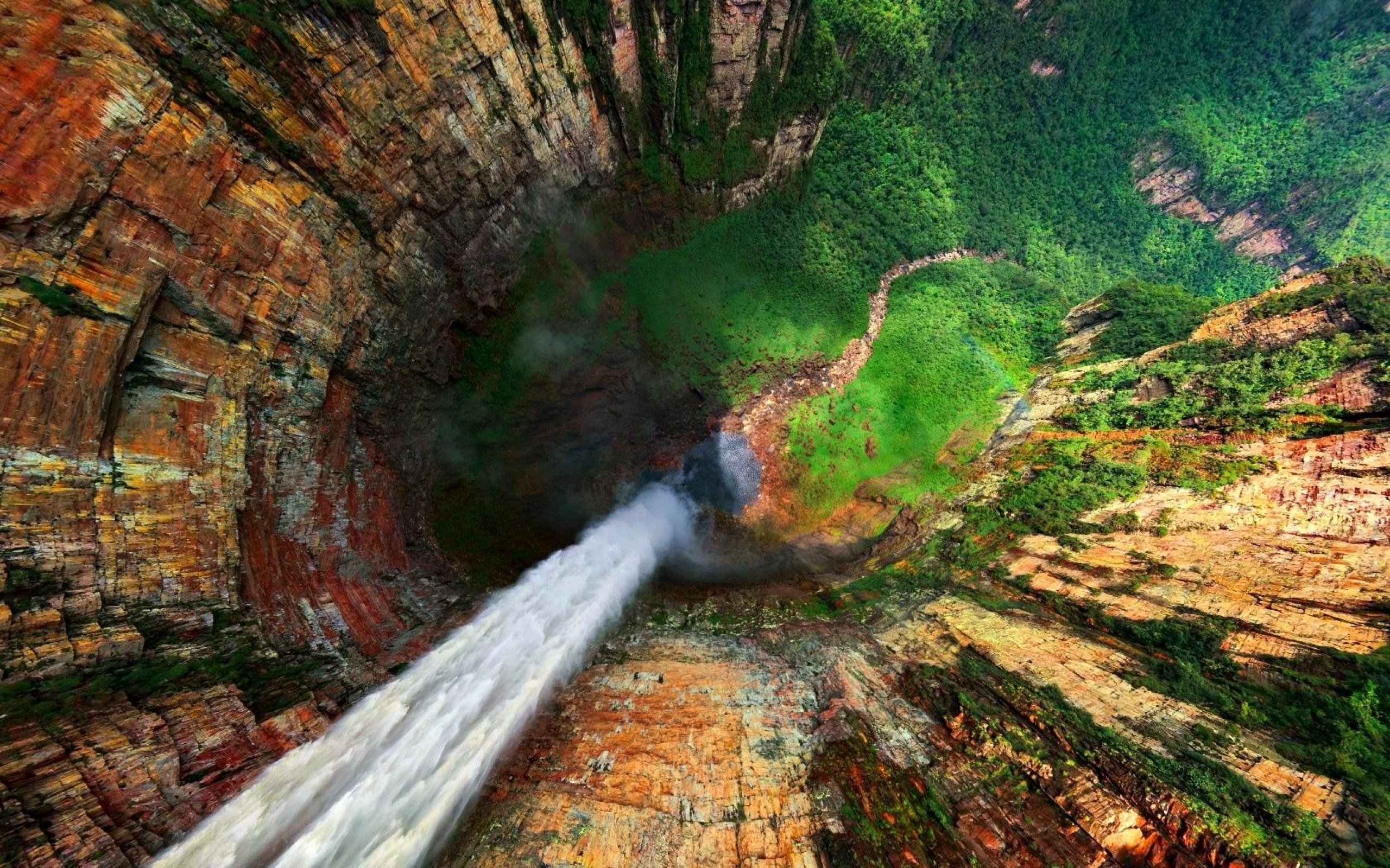 Canaima National Park, Angel Falls, Top free backgrounds, Venezuela, 2560x1600 HD Desktop