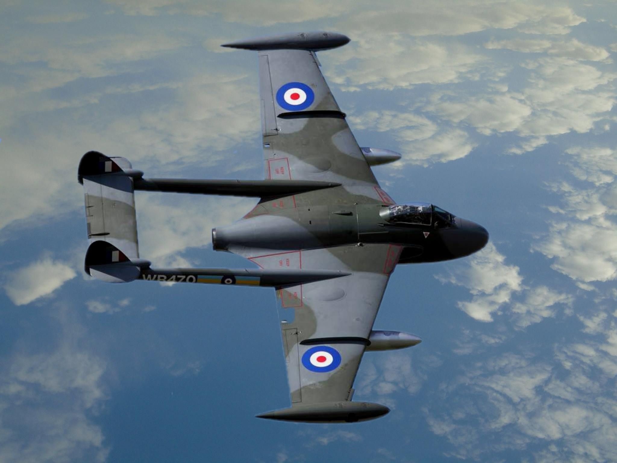 de Havilland Aircraft, Jets, British aircraft, de Havilland vampire, 2050x1540 HD Desktop
