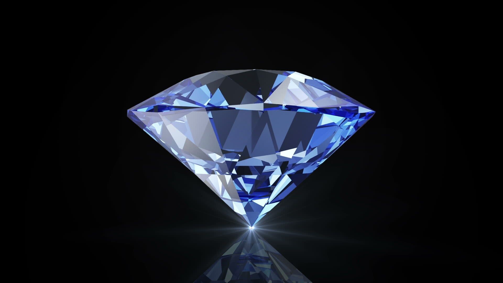 Diamond jewelry, Shiny adornments, Blue diamond, Elegant accessories, 1920x1080 Full HD Desktop