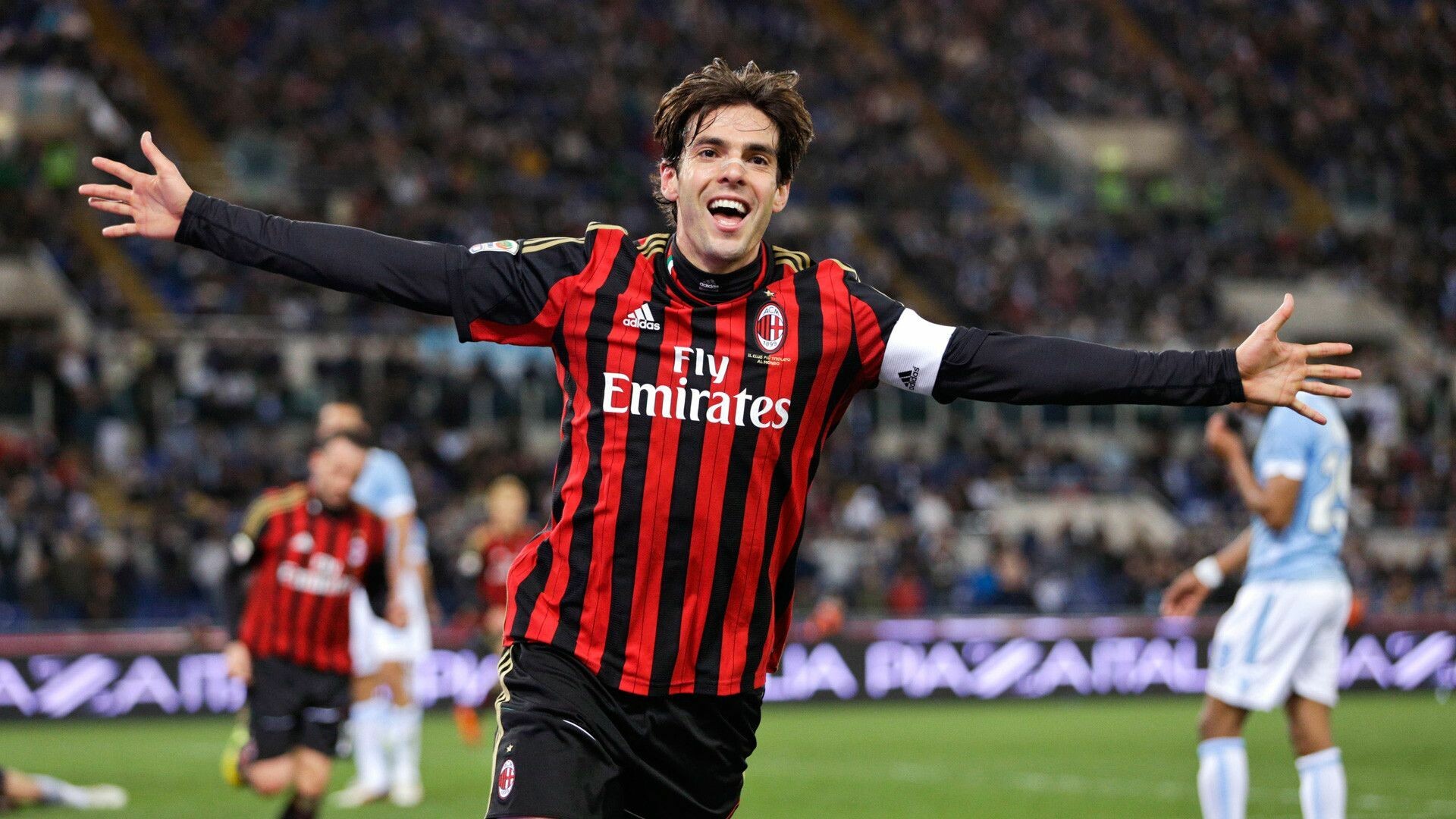Kaká: Won the Golden Ball Award in 2009 as the FIFA Confederations Cup best player. 1920x1080 Full HD Wallpaper.