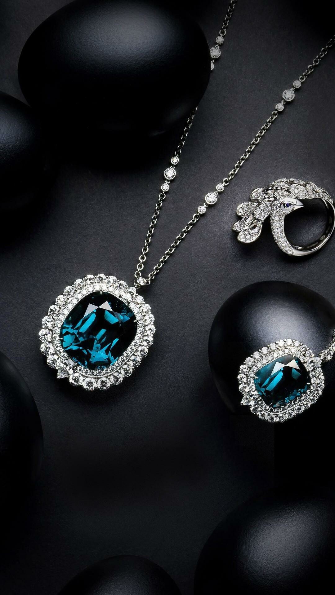 Jewels: Sapphire, Known as a blue gemstone. 1080x1920 Full HD Wallpaper.