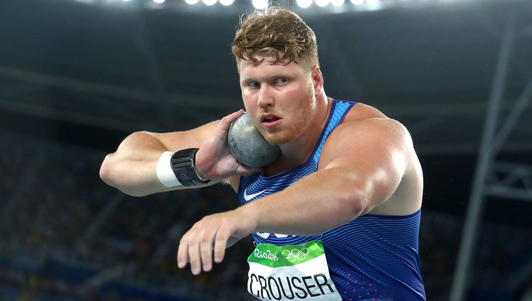 Ryan Crouser, Impressive series of throws, Olympic records, Olympic athletes, 2120x1200 HD Desktop