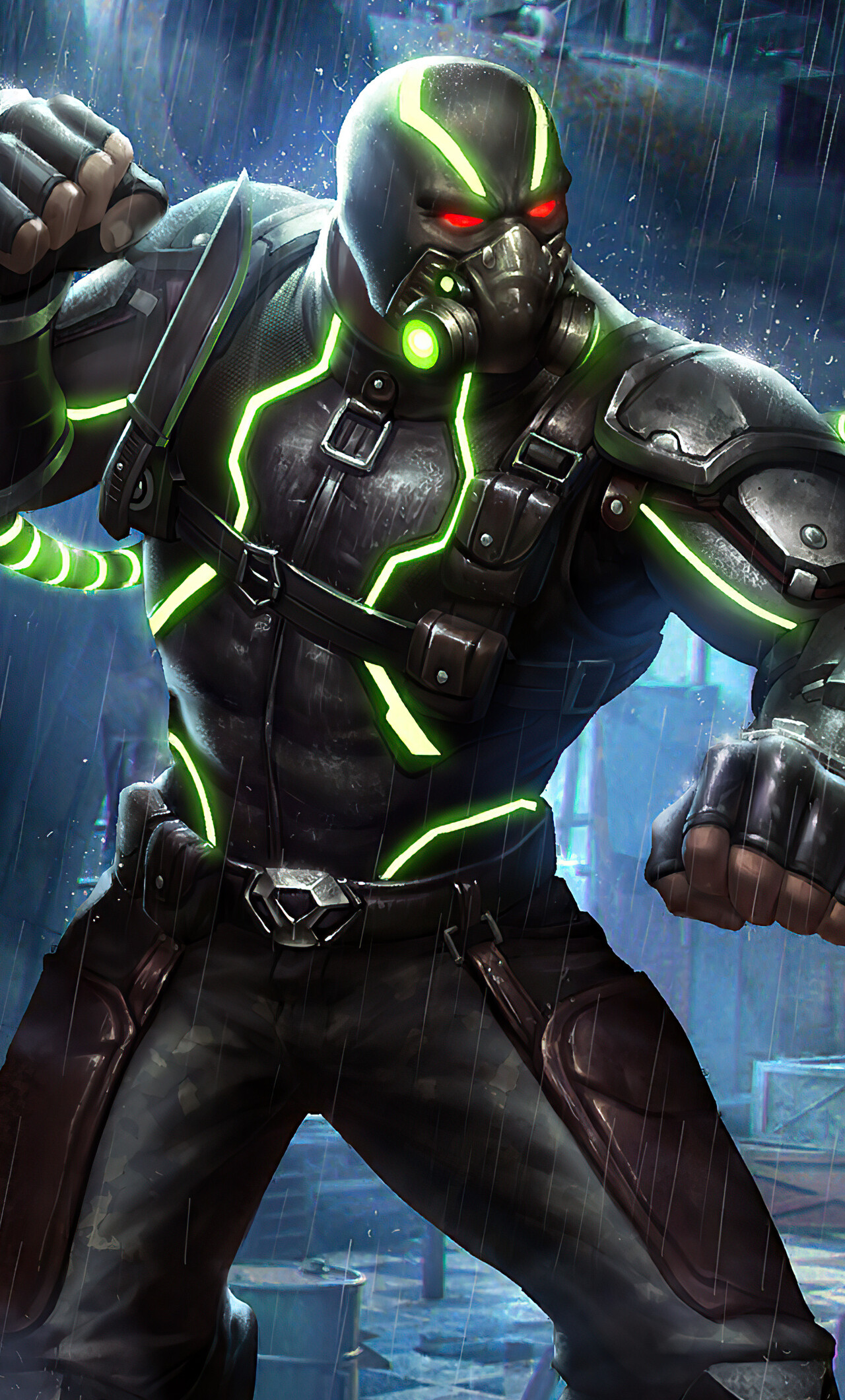 Injustice: Bane, A recurring antagonist, An enemy of Batman and the Insurgency. 1280x2120 HD Wallpaper.