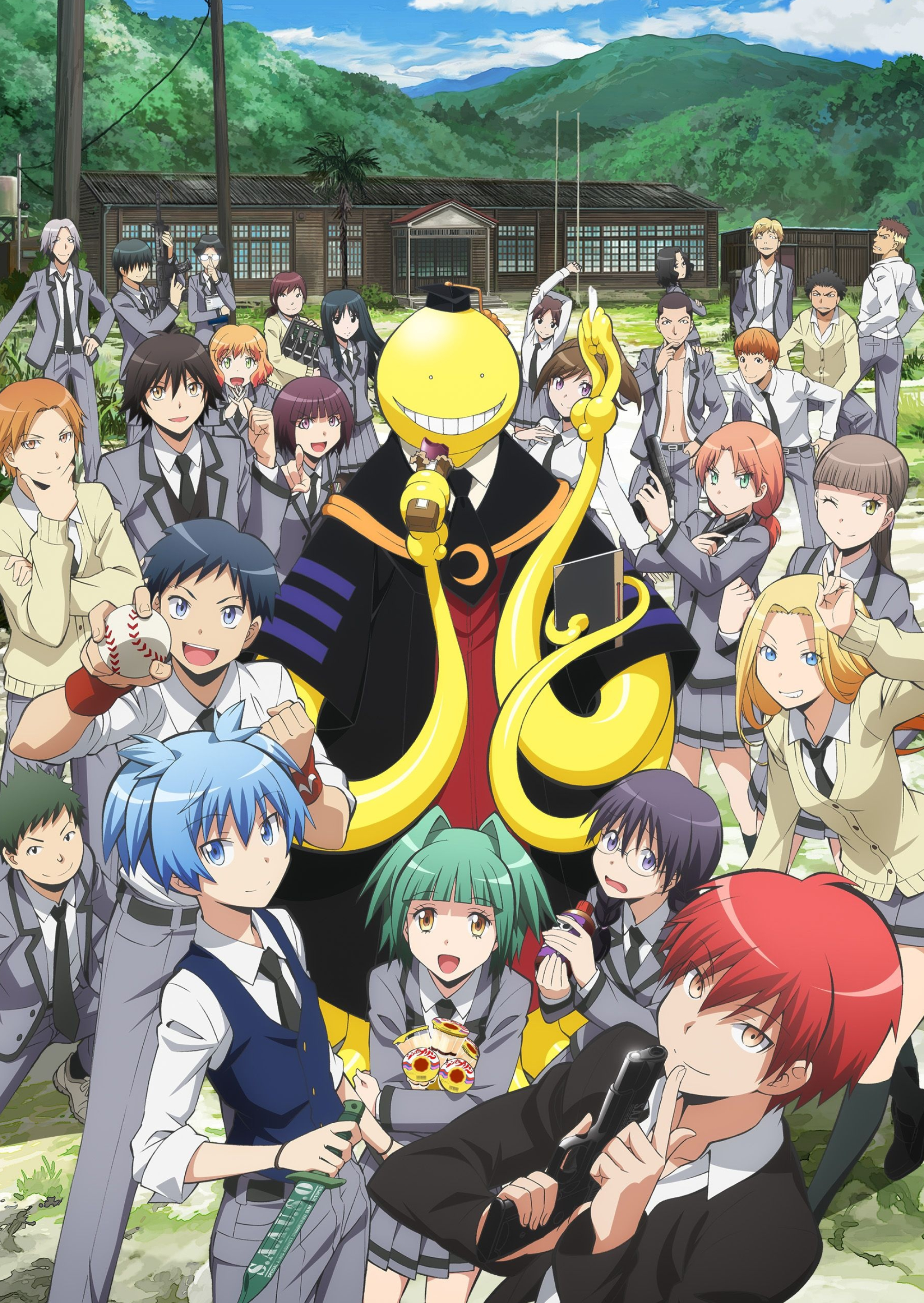 Assassination Classroom iPhone, Anime wallpapers, High-quality backgrounds, Mobile art, 2000x2820 HD Phone