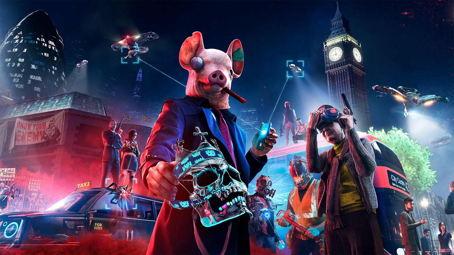 Ubisoft, Watch Dogs Legion review, Immersive experience, Unique gameplay, 1920x1080 Full HD Desktop