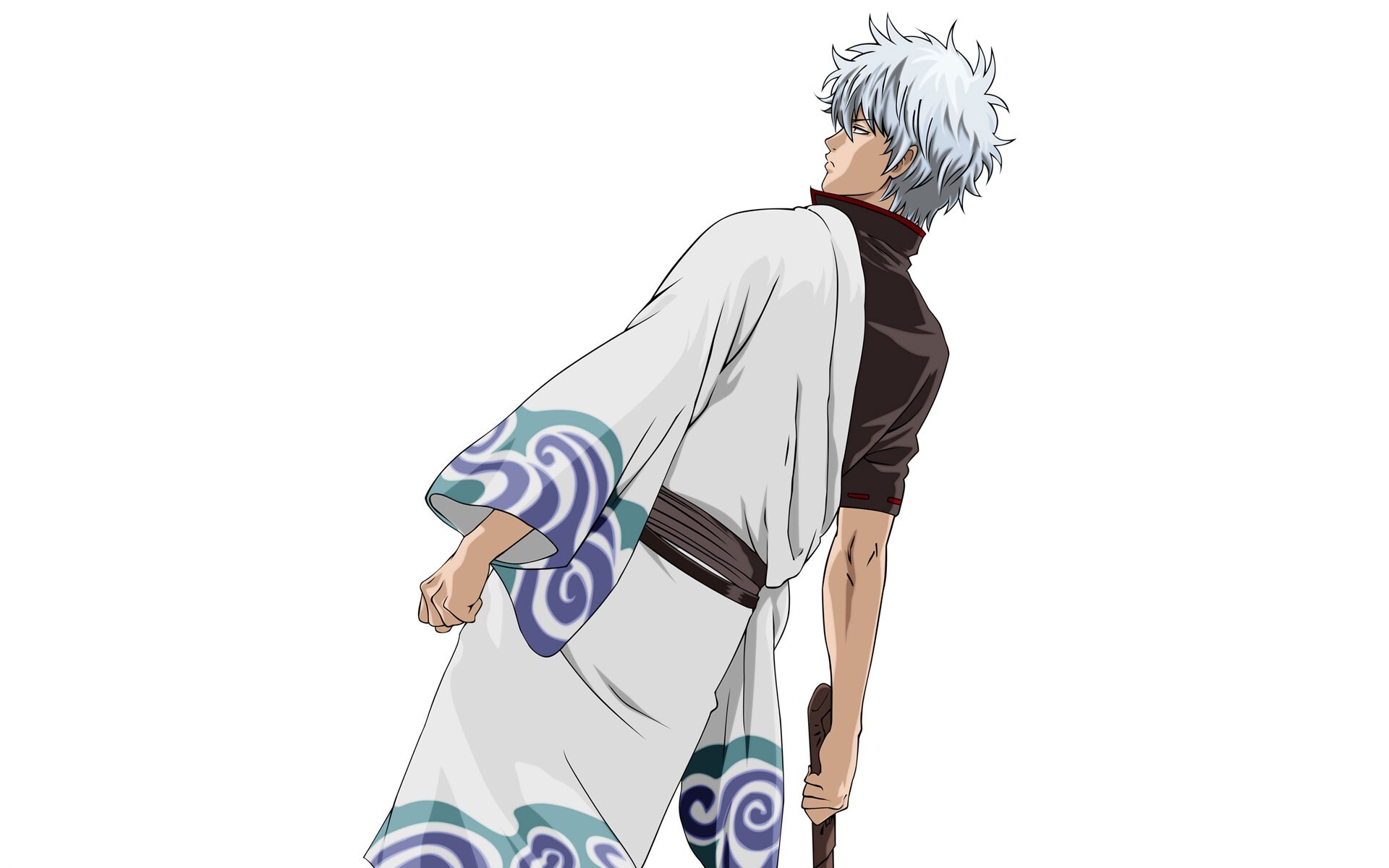 Gintama (TV Series): Gintoki's physical strength, Extreme level of endurance, A highly-skilled samurai. 1920x1200 HD Wallpaper.
