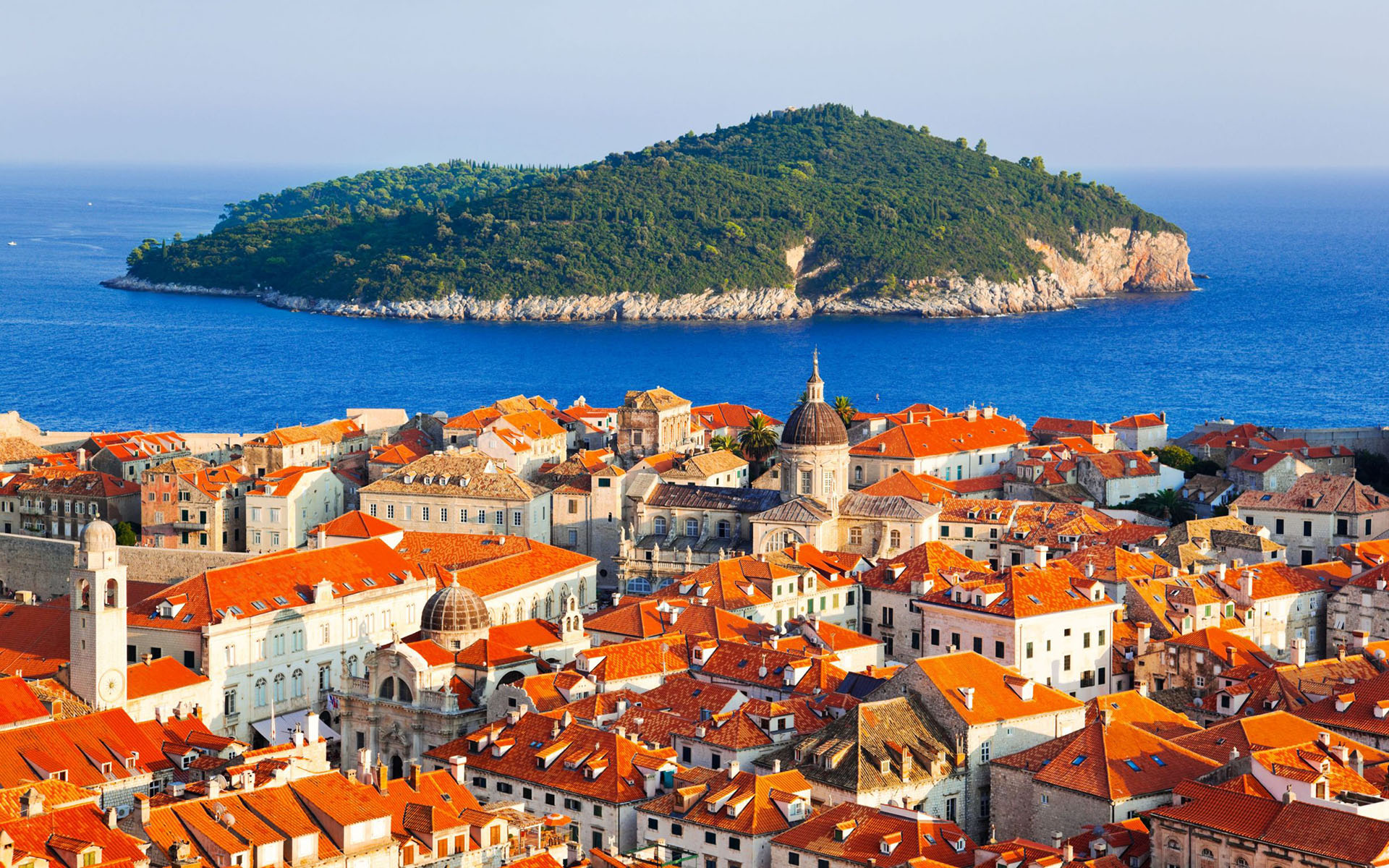 Croatia: Dubrovnik, Situated on the southern Adriatic Sea coast. 1920x1200 HD Background.