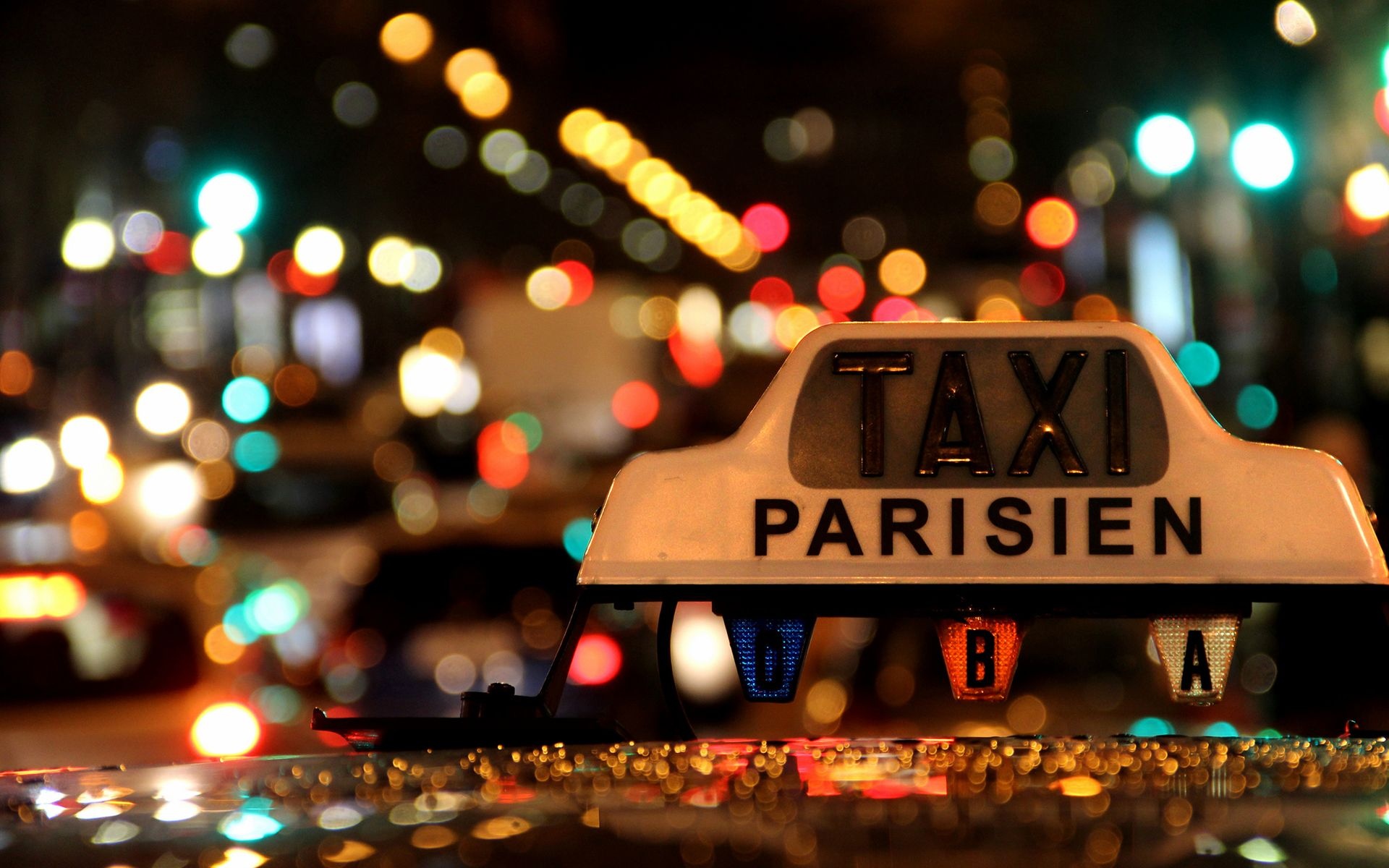 Taxi: Over 20000 taxis on its streets 24 hours a day, Paris. 1920x1200 HD Wallpaper.