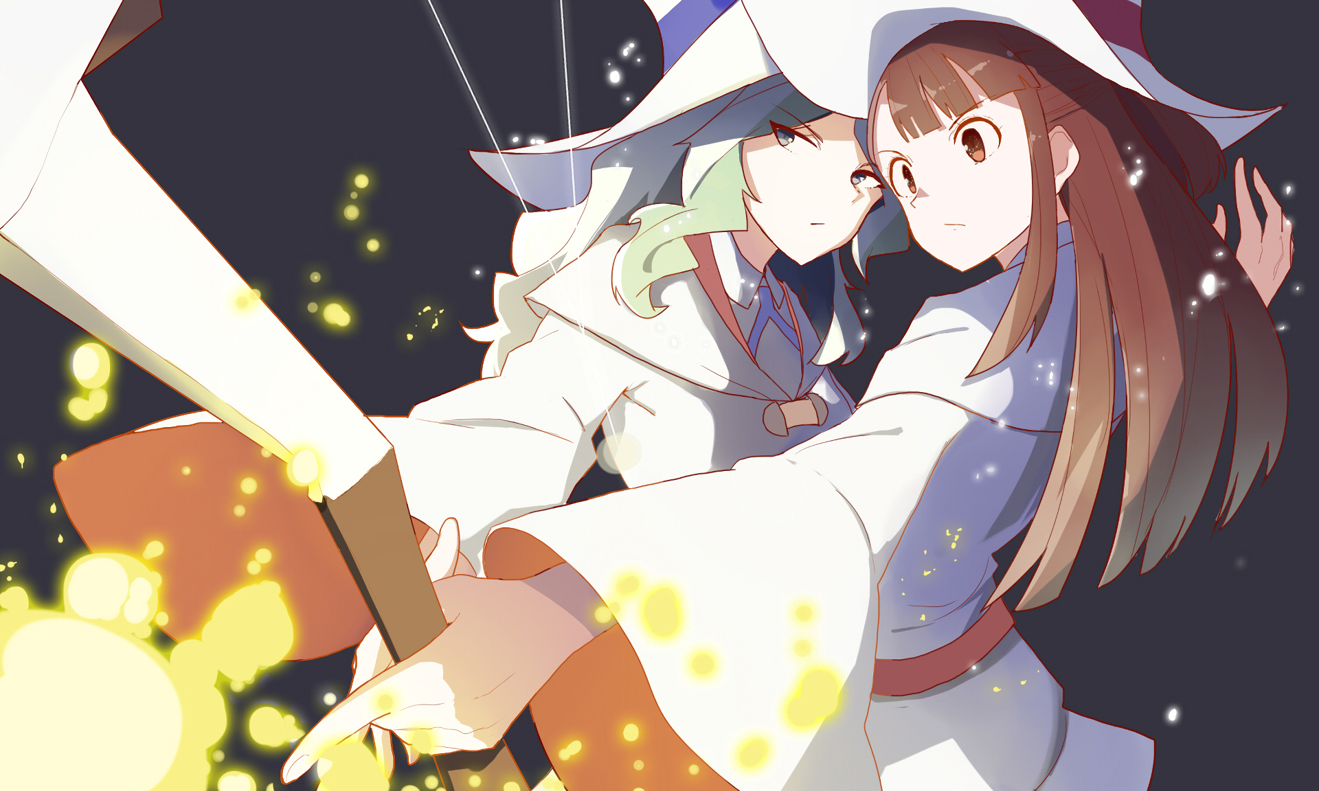 Little Witch Academia anime, Magical academy life, Adventure-filled story, Colorful visuals, 1920x1160 HD Desktop