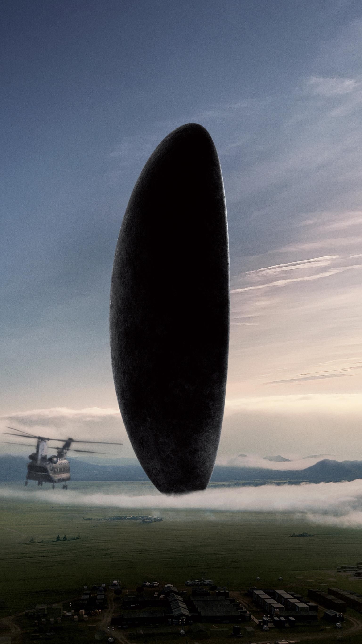 Arrival (Movie): A deeply thoughtful sci-fi movie about trying to communicate with aliens rather than defeat them. 1540x2740 HD Wallpaper.