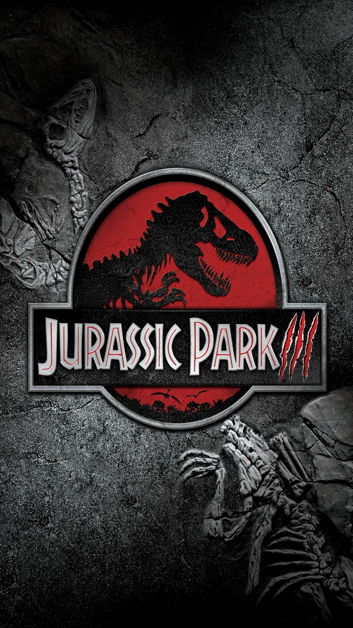 Jurassic Park: A 2001 American science fiction action film directed by Joe Johnston. 1440x2560 HD Background.
