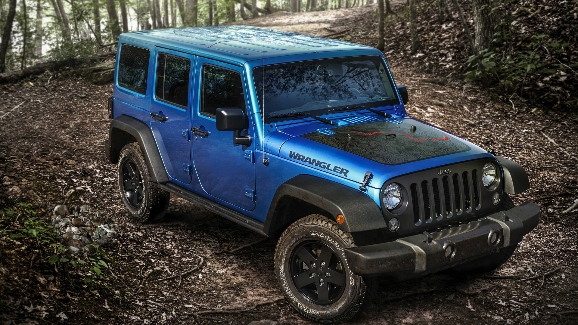 Jeep: Wrangler, The 2019 MotorTrend SUV of the Year. 1920x1080 Full HD Wallpaper.