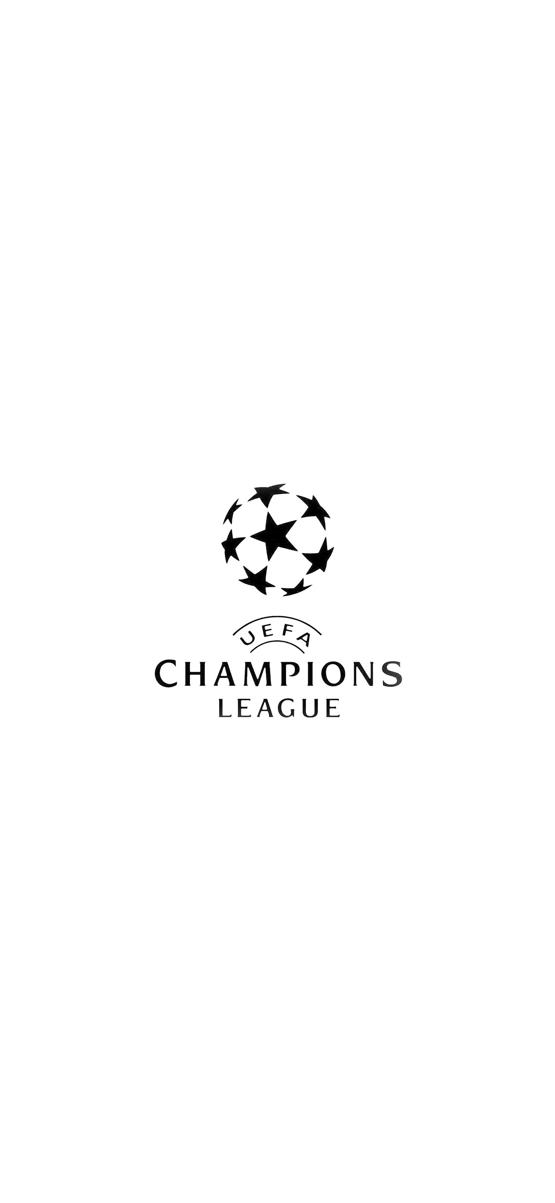 UEFA: The club championship of Europe, The most prestigious football competition. 1130x2440 HD Background.