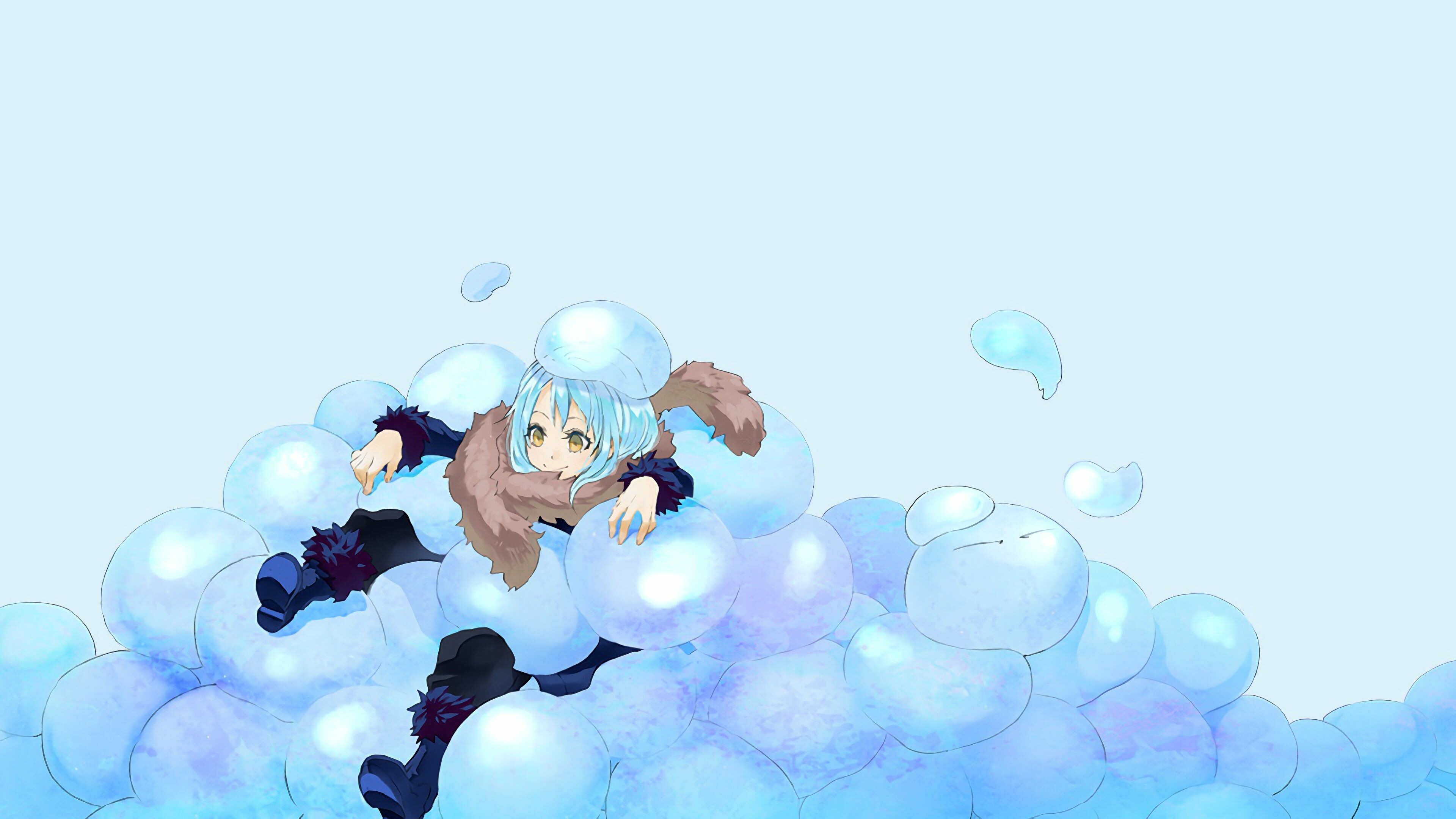 That Time I Got Reincarnated as a Slime: Rimuru Tempest, Formerly known as Satoru Mikami. 3840x2160 4K Background.