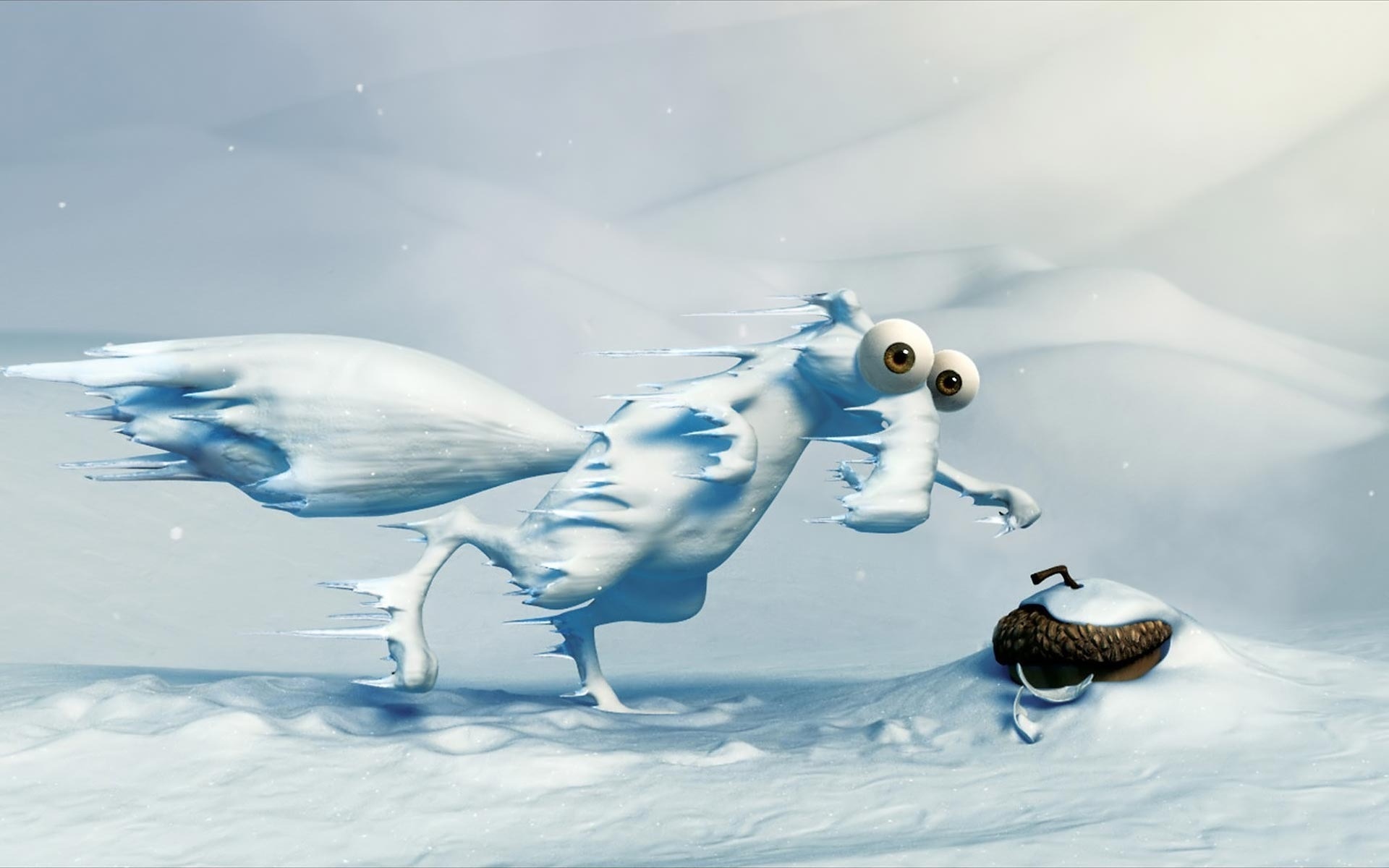 Frozen Scrat, Ice Age wallpaper, Animation faxo, Ice Age character, 1920x1200 HD Desktop