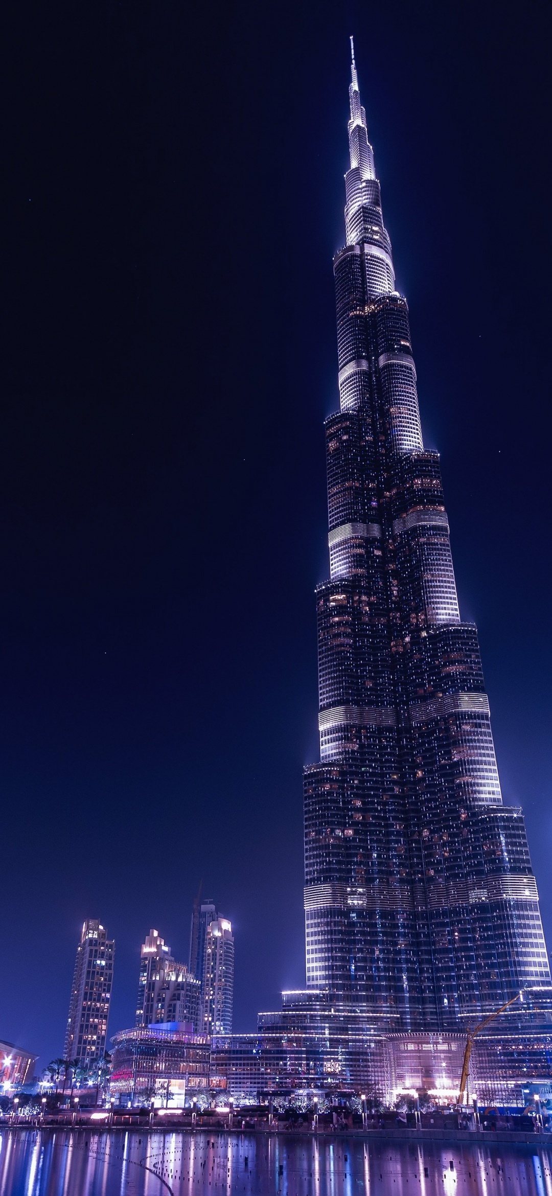 Burj Khalifa, 4K wallpaper, UAE's pride, Architectural splendor, 1080x2340 HD Phone