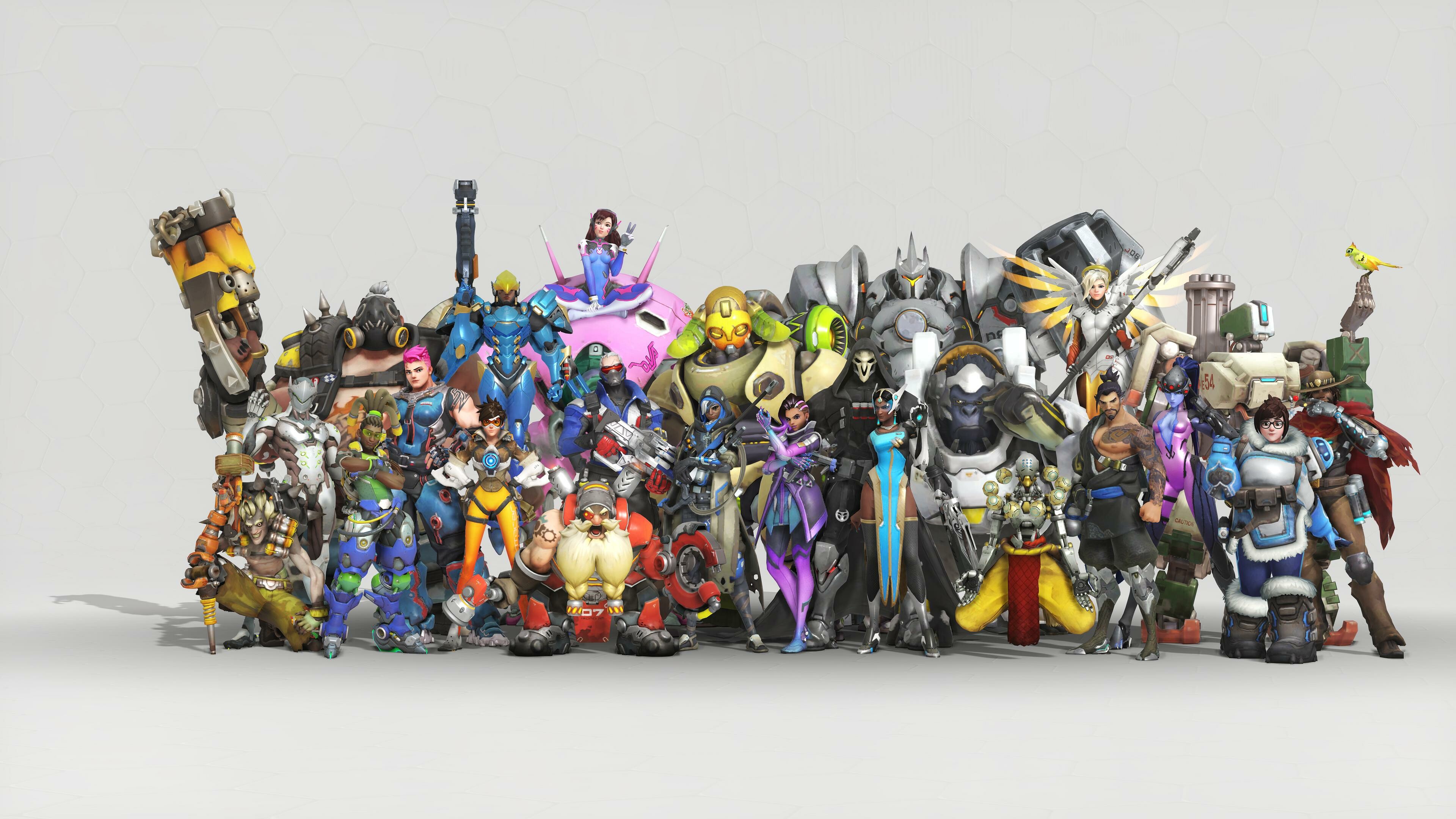 Overwatch: A multimedia franchise, Developed by Blizzard Entertainment. 3840x2160 4K Wallpaper.