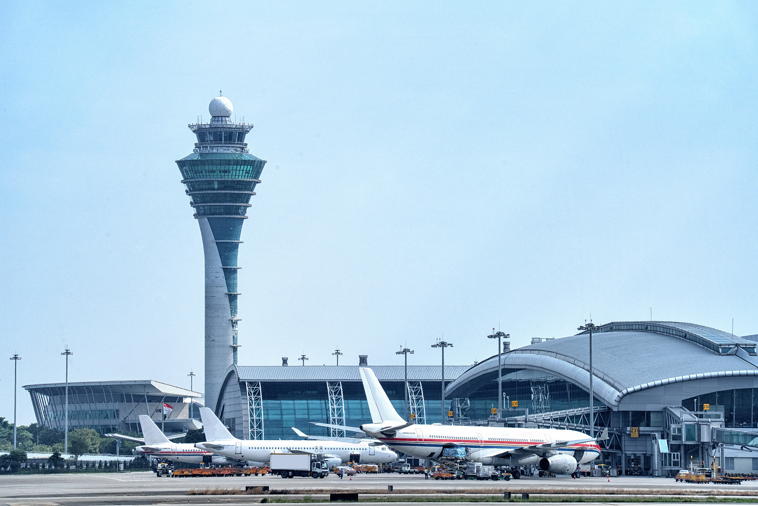 Guangzhou Baiyun Airport, Modern aviation hub, Transportation gateway, Travel convenience, 2500x1670 HD Desktop