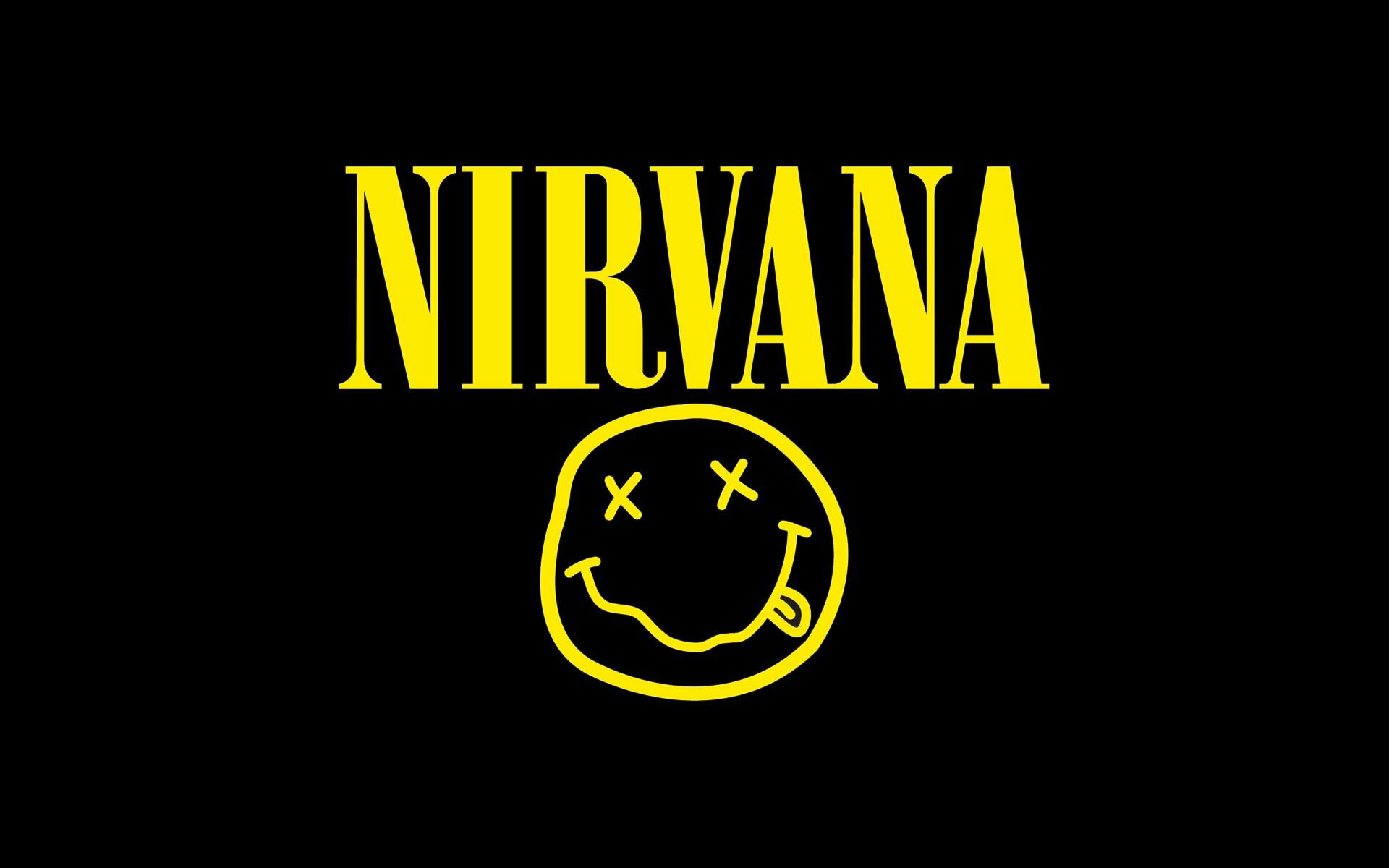 Nirvana: Grunge band, Nevermind, Logo. 1920x1200 HD Wallpaper.