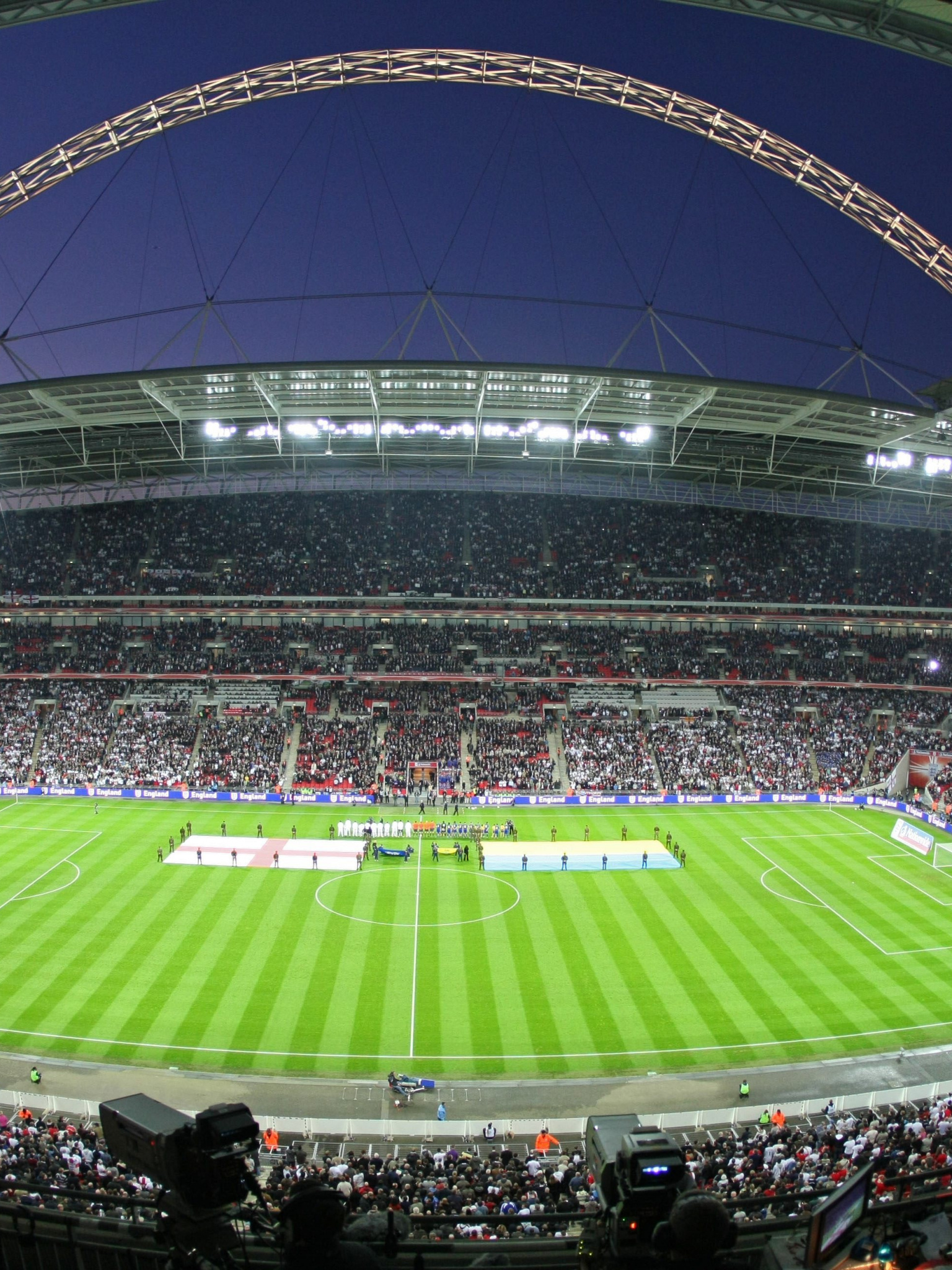 Wembley Stadium: Soccer field, One of the most important football stadiums in the world. 1540x2050 HD Wallpaper.