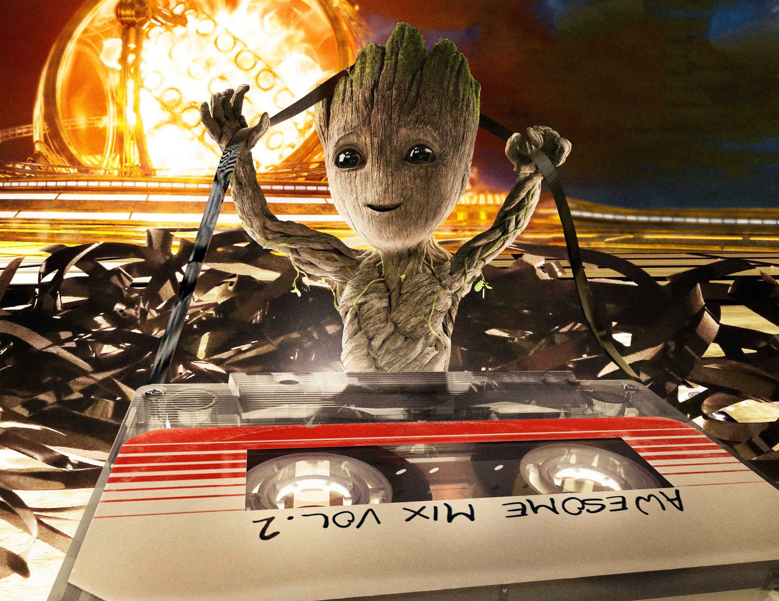 Baby Groot, Guardians of the Galaxy movies, 2600x2010 HD Desktop