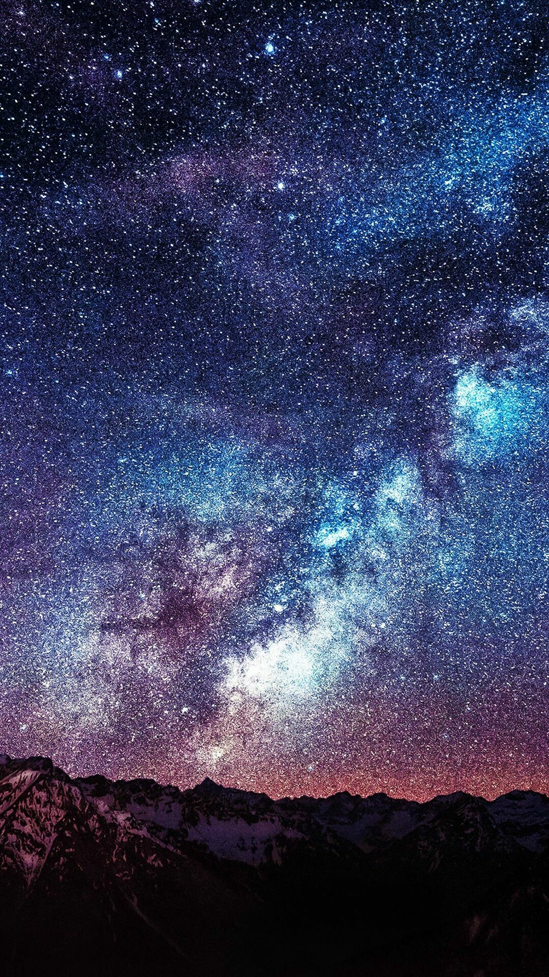 Milky Way: Space, The galaxy has a supermassive black hole at its center called Sagittarius A*. 1080x1920 Full HD Wallpaper.