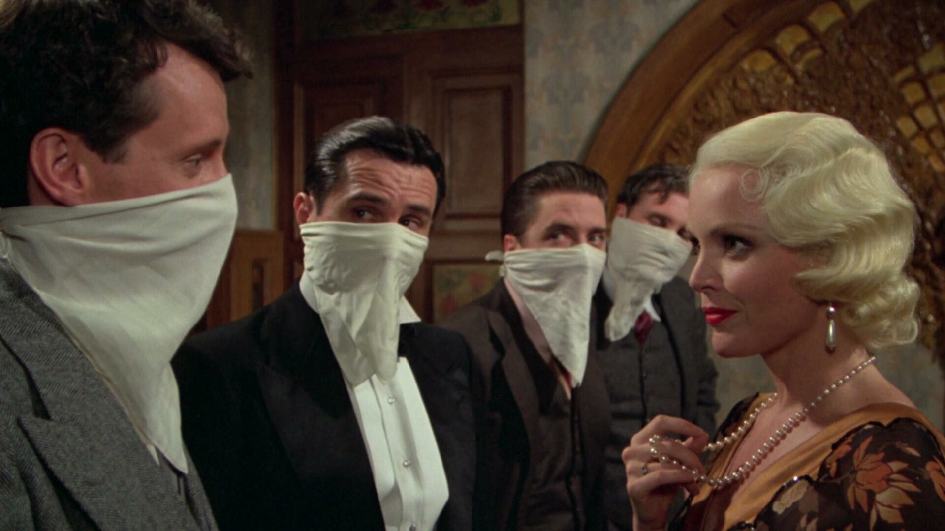 Once Upon a Time in America: Tuesday Weld as Carol, Robert De Niro, James Woods, James Hayden, William Forsythe. 1920x1080 Full HD Background.