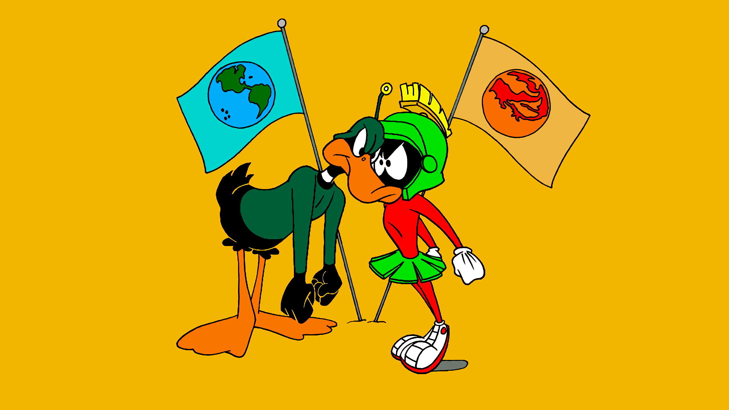 Daffy Duck, The Marvin Missions, Launchbox games database, 2560x1440 HD Desktop