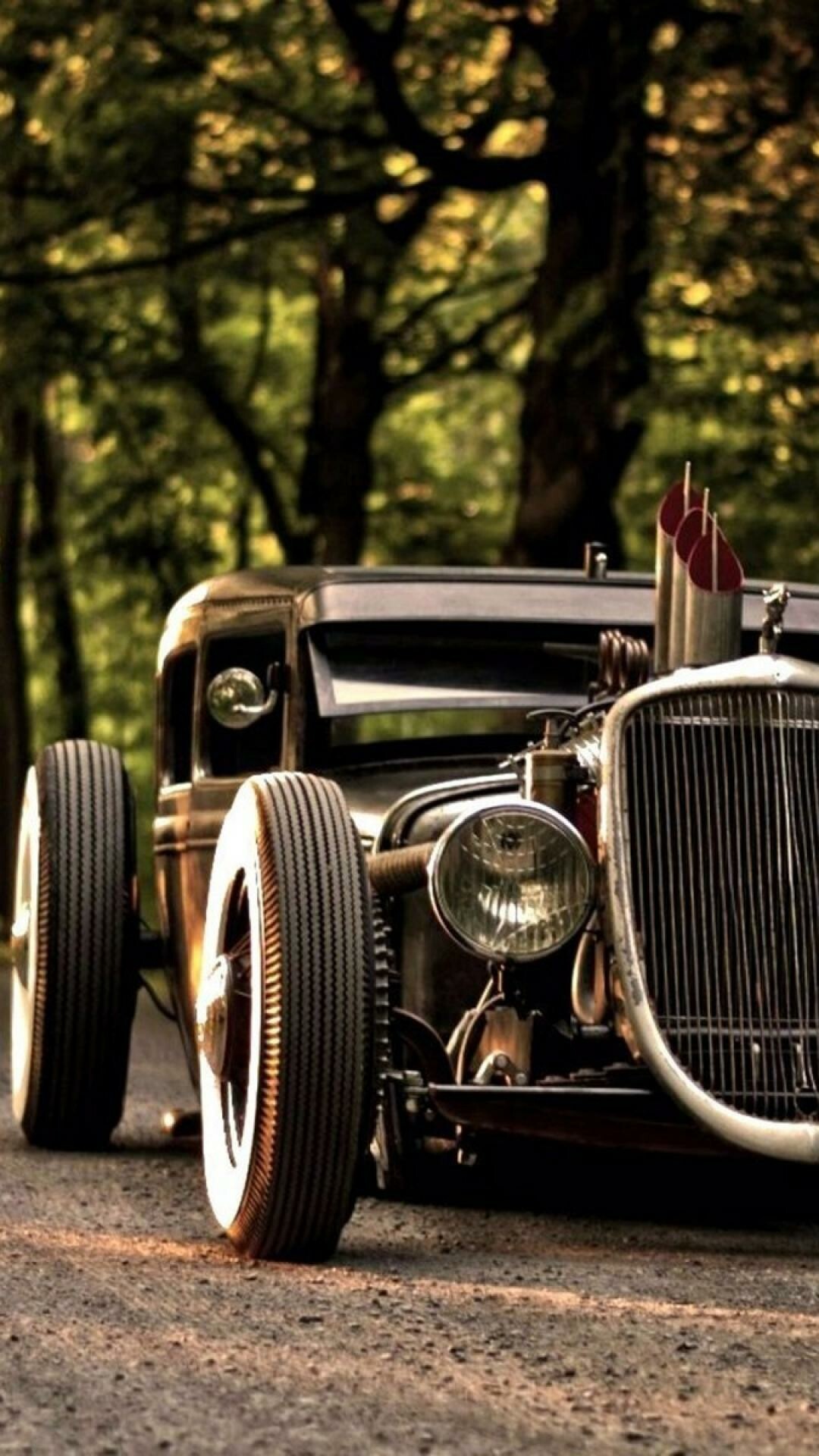 Hot Rod: Rat rods, Cars, Modernization to the engine. 1080x1920 Full HD Background.