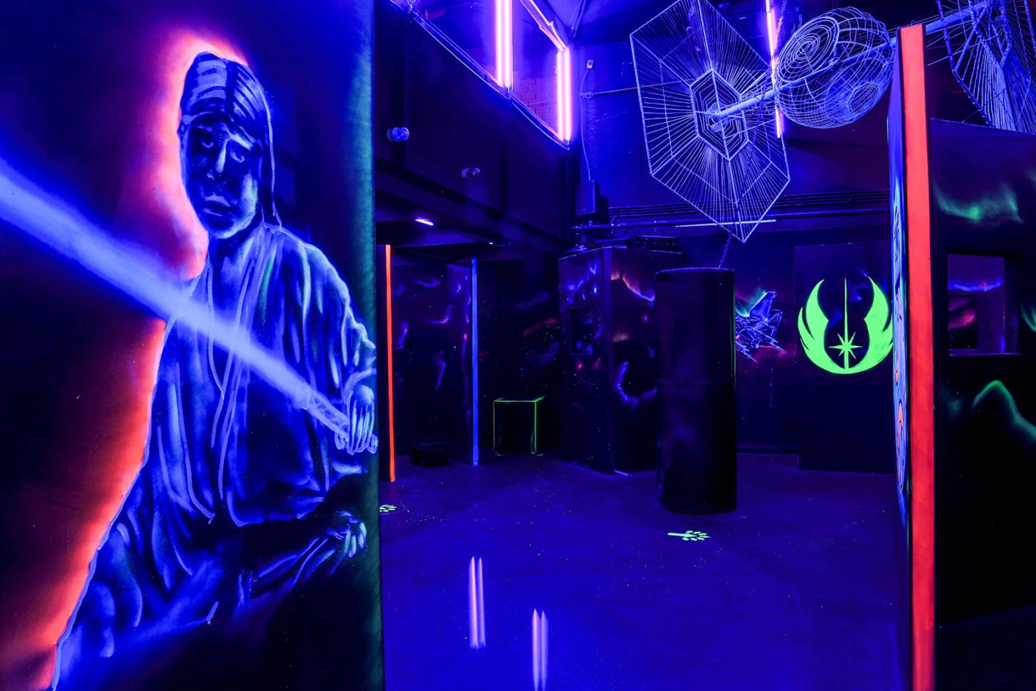 Laser Tag: Star Wars role-play-style adventure shooting game, Recreational outdoor activity. 2050x1370 HD Wallpaper.
