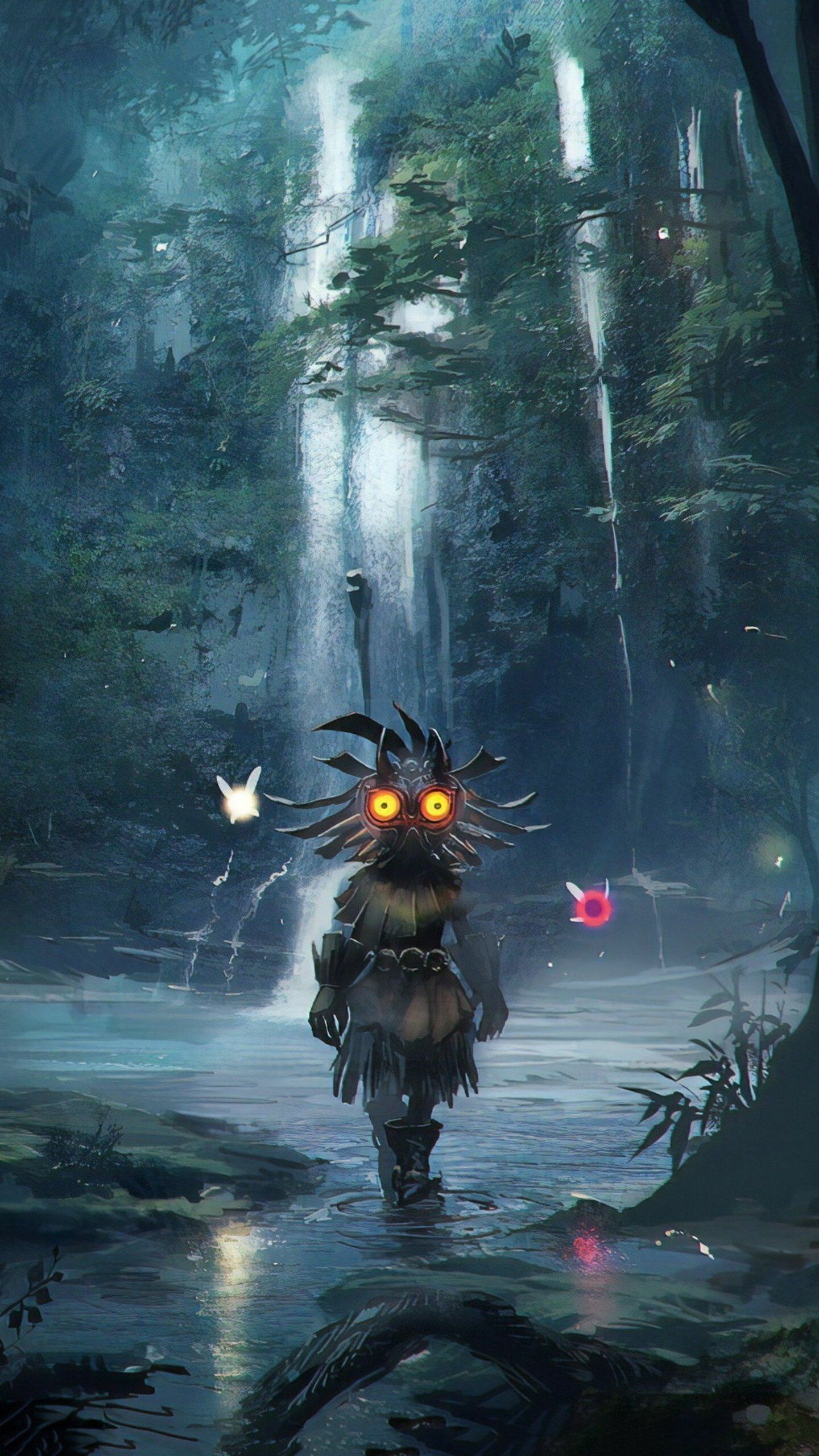 The Legend of Zelda: Majora's Mask, The direct sequel to the Ocarina of Time. 1440x2560 HD Background.