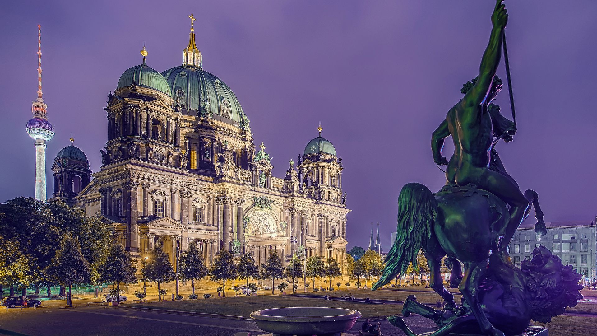 Berlin Dom, Architectural masterpiece, Cultural landmark, Religious icon, 1920x1080 Full HD Desktop