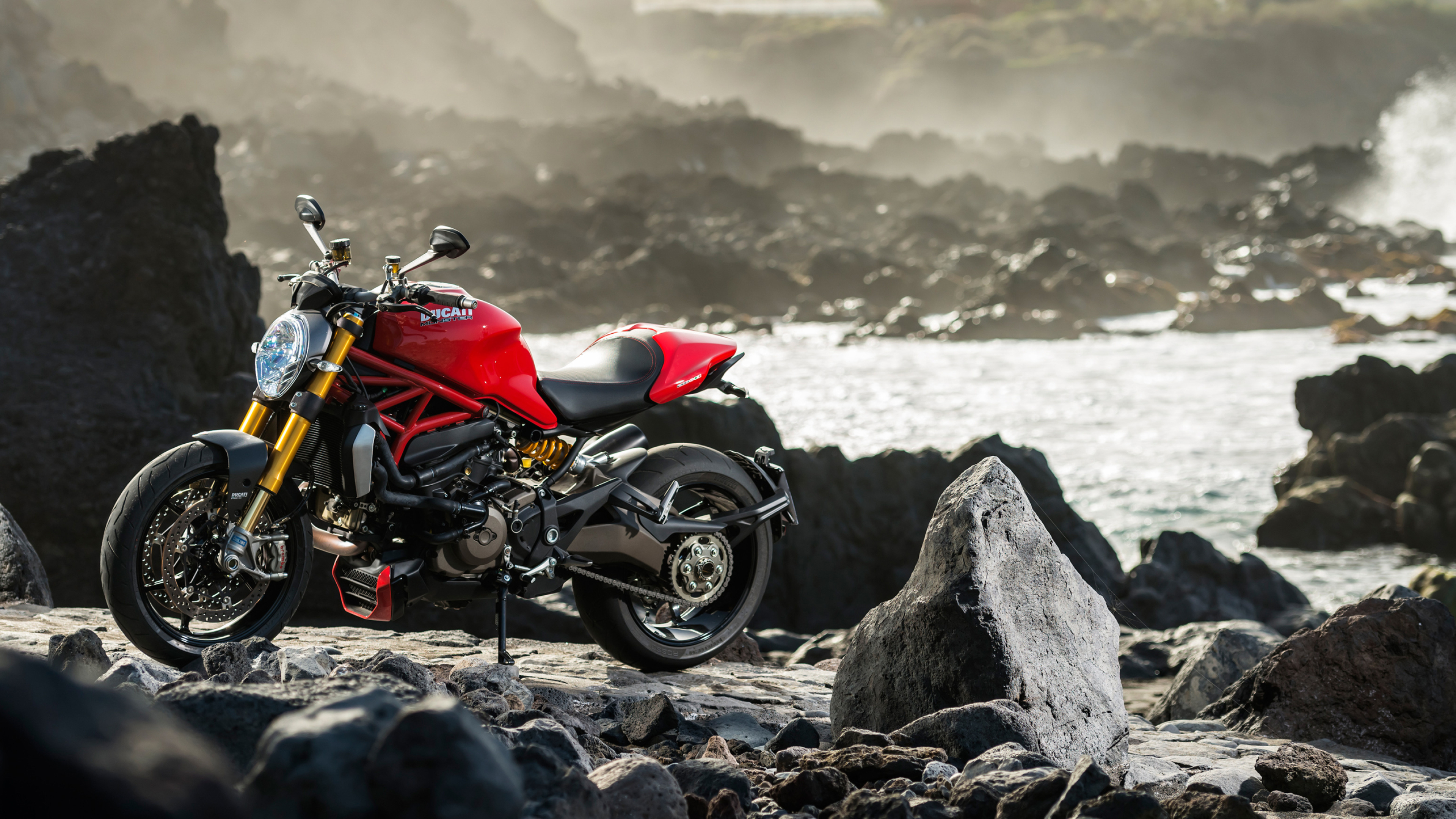 Ducati Monster, Italian engineering, Exceptional performance, Stylish design, 3840x2160 4K Desktop