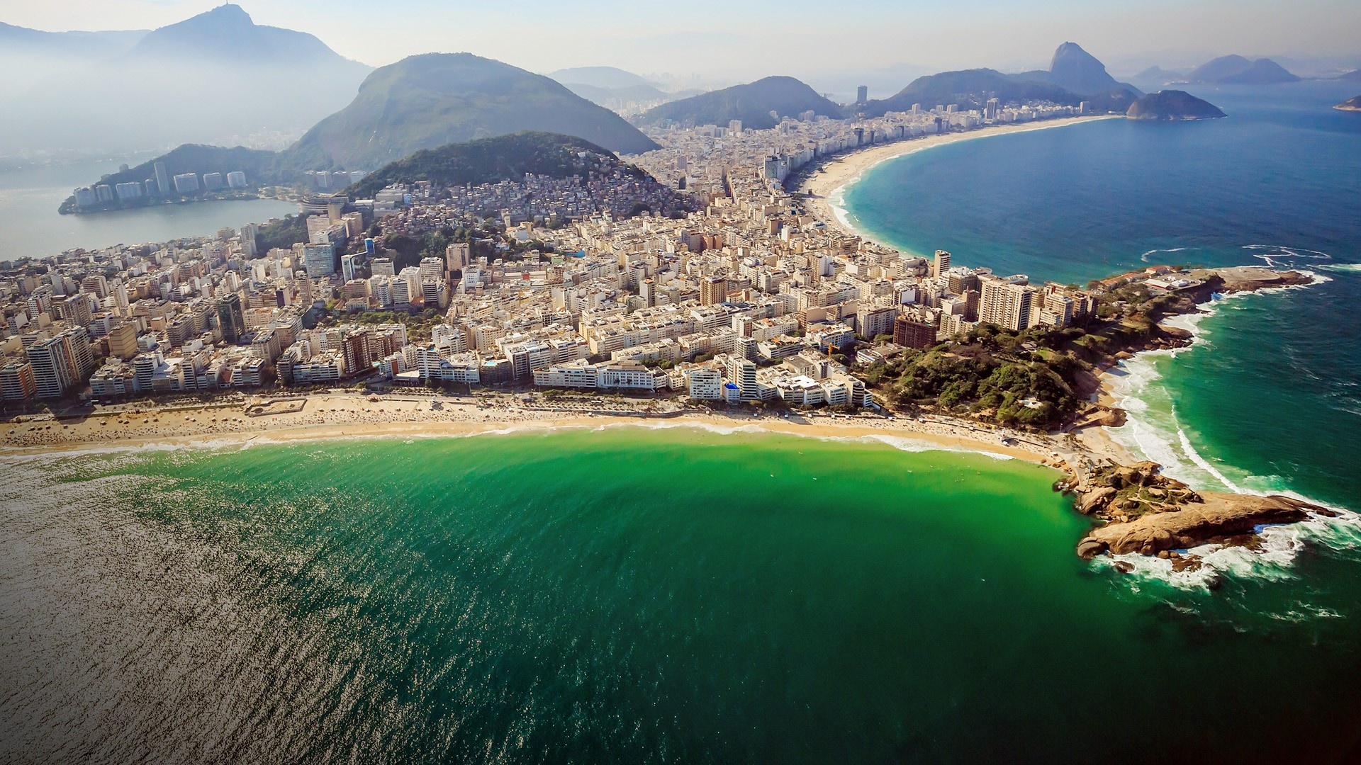 Aerial perspective, Beachfront marvels, Windows 10 spotlight, Brazil's beauty, 1920x1080 Full HD Desktop