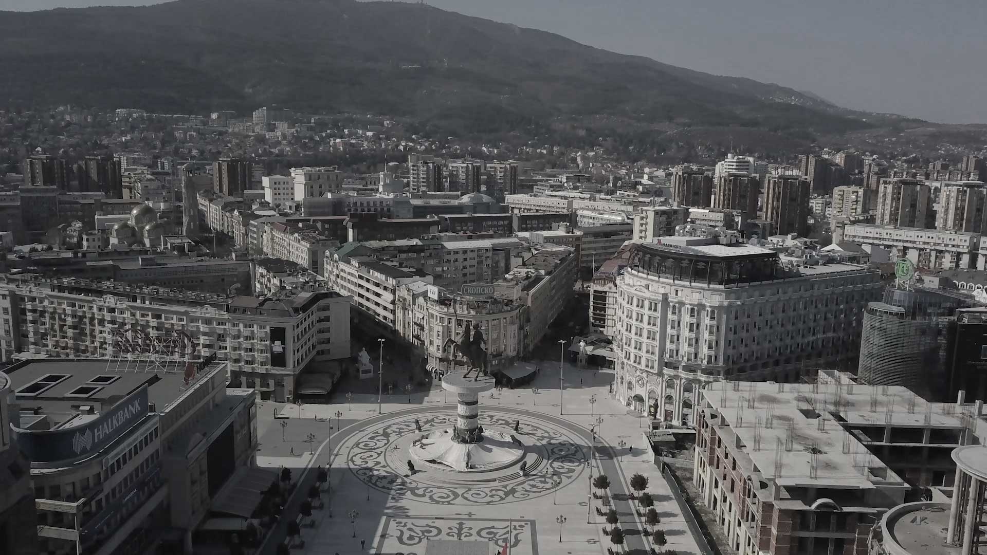Skopje, City of contrasts, Green spaces, Vibrant urban atmosphere, 1920x1080 Full HD Desktop