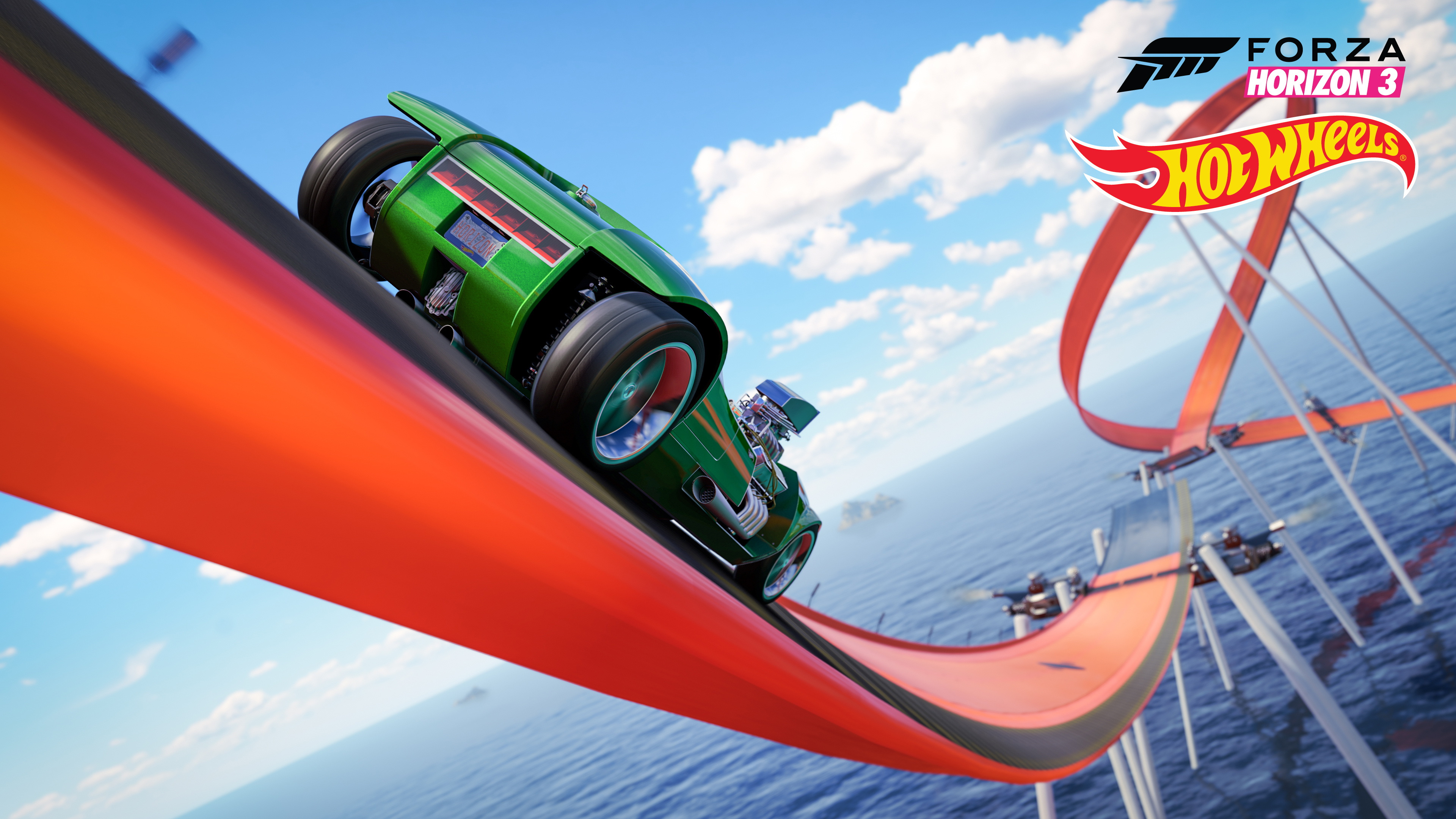 Hot Wheels cars, Forza Horizon 3, Exciting expansion, Ultimate gaming, 3840x2160 4K Desktop