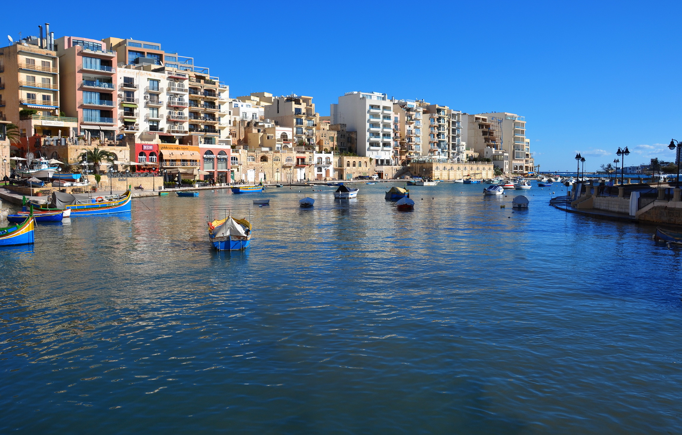 Picture-perfect Malta, St. Julian's coast, Charming houses, Vibrant cities, 2310x1470 HD Desktop