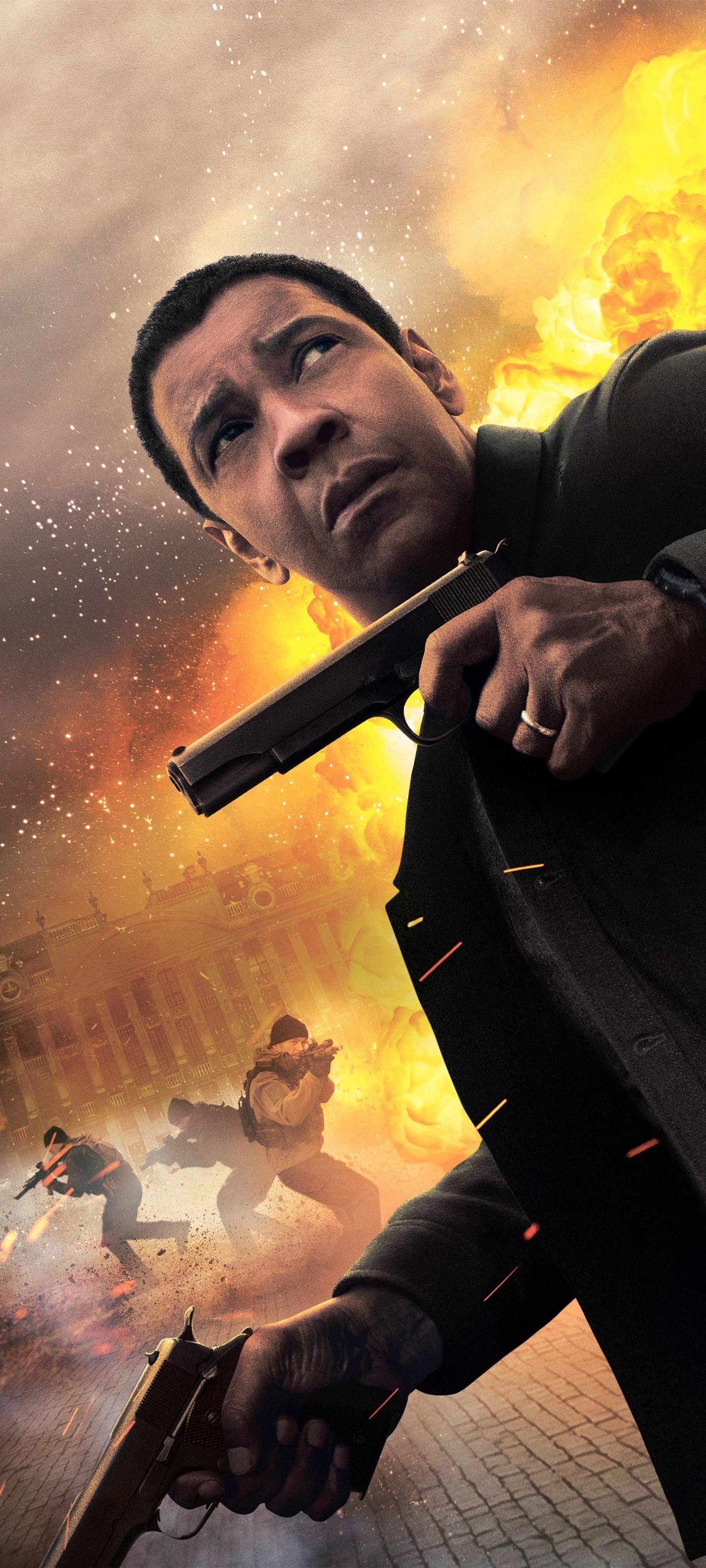 The Equalizer 2, Movie, 1440x3200 HD Phone