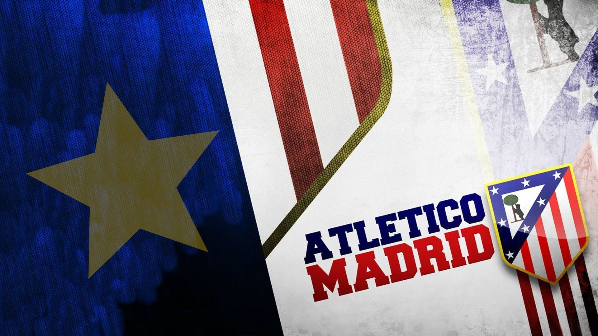 Atletico Madrid: The club had merged with Aviación Nacional of Zaragoza in 1939. 1920x1080 Full HD Background.