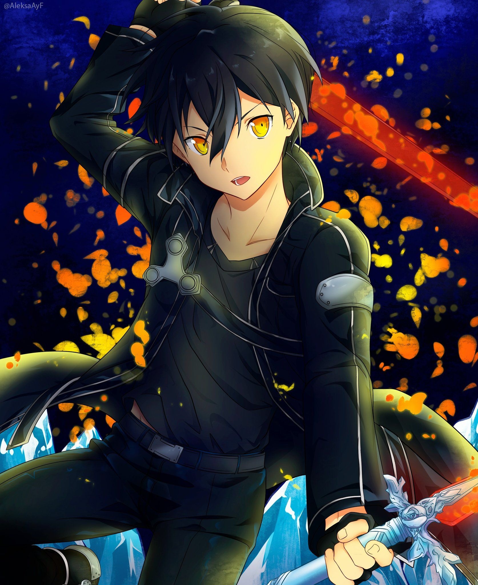 Cute Kirito wallpapers, HD backgrounds, Anime hero, Sword Art Online, 1680x2050 HD Phone