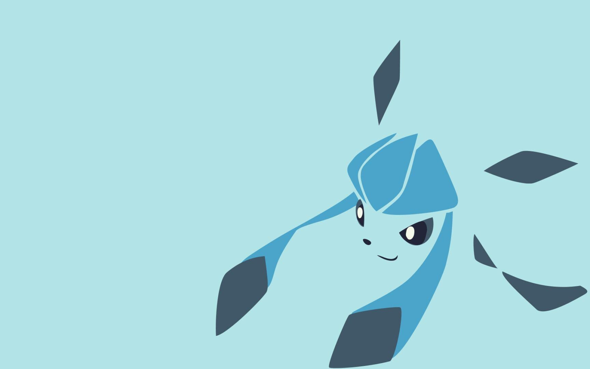 Glaceon: Creature with a light-blue fur, Diamond-shaped patterns on the back, Shooting the spiky icicle fur. 1920x1200 HD Wallpaper.