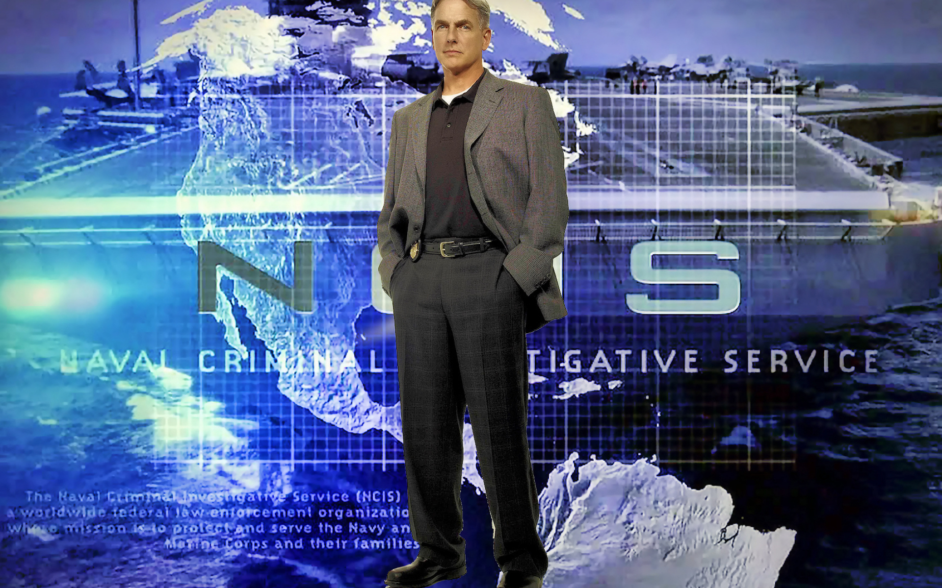 NCIS: Naval Criminal Investigative Service: Mark Harmon, NCIS' Special Agent Leroy Jethro Gibbs, A skilled investigator. 1920x1200 HD Wallpaper.