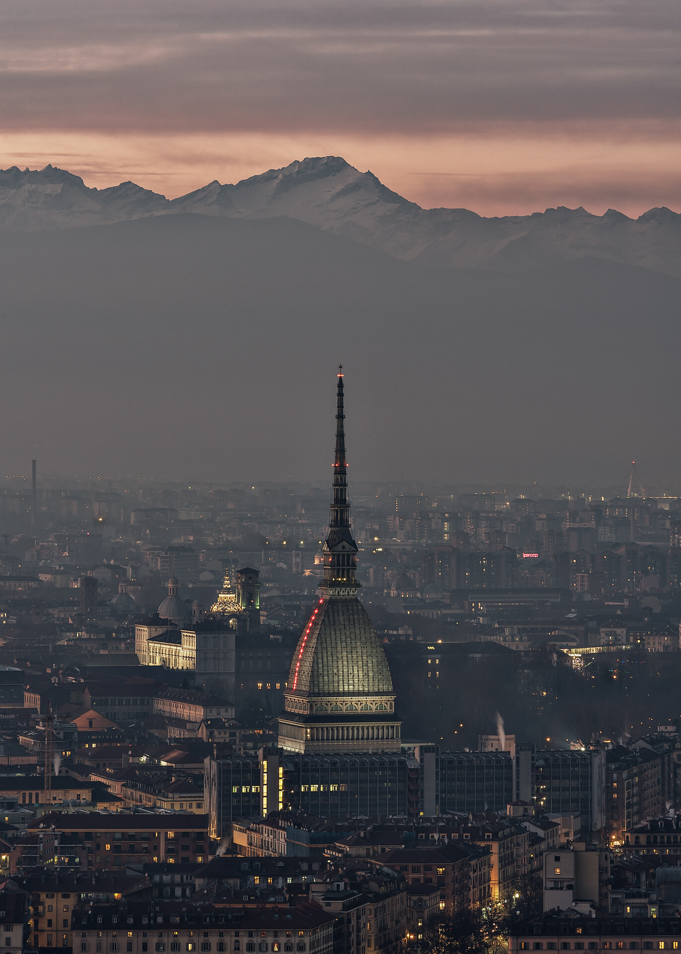 Turin: Ranked third in Italy, after Milan and Rome, for economic strength. 1380x1920 HD Background.