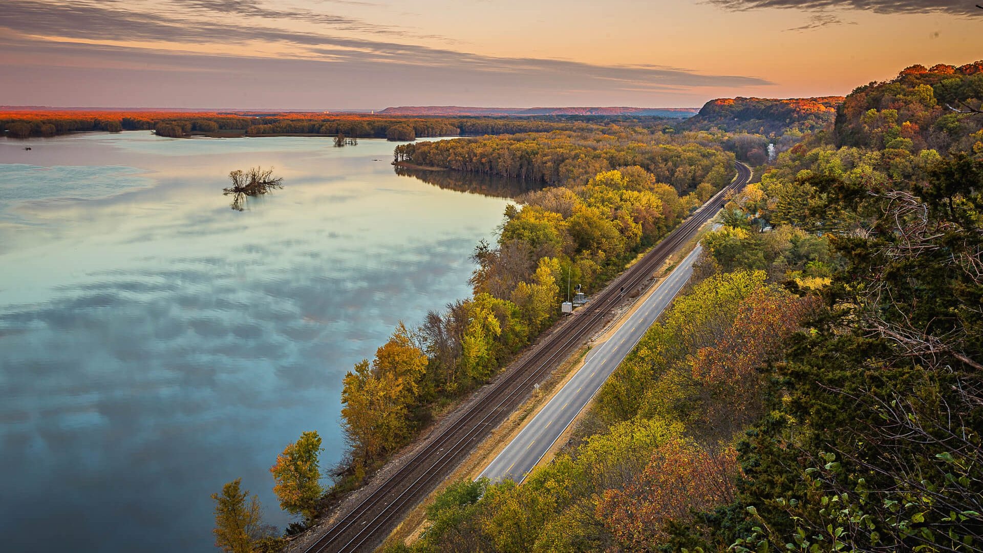 The Mississippi River, Great River Road, Mississippi River Country, 1920x1080 Full HD Desktop