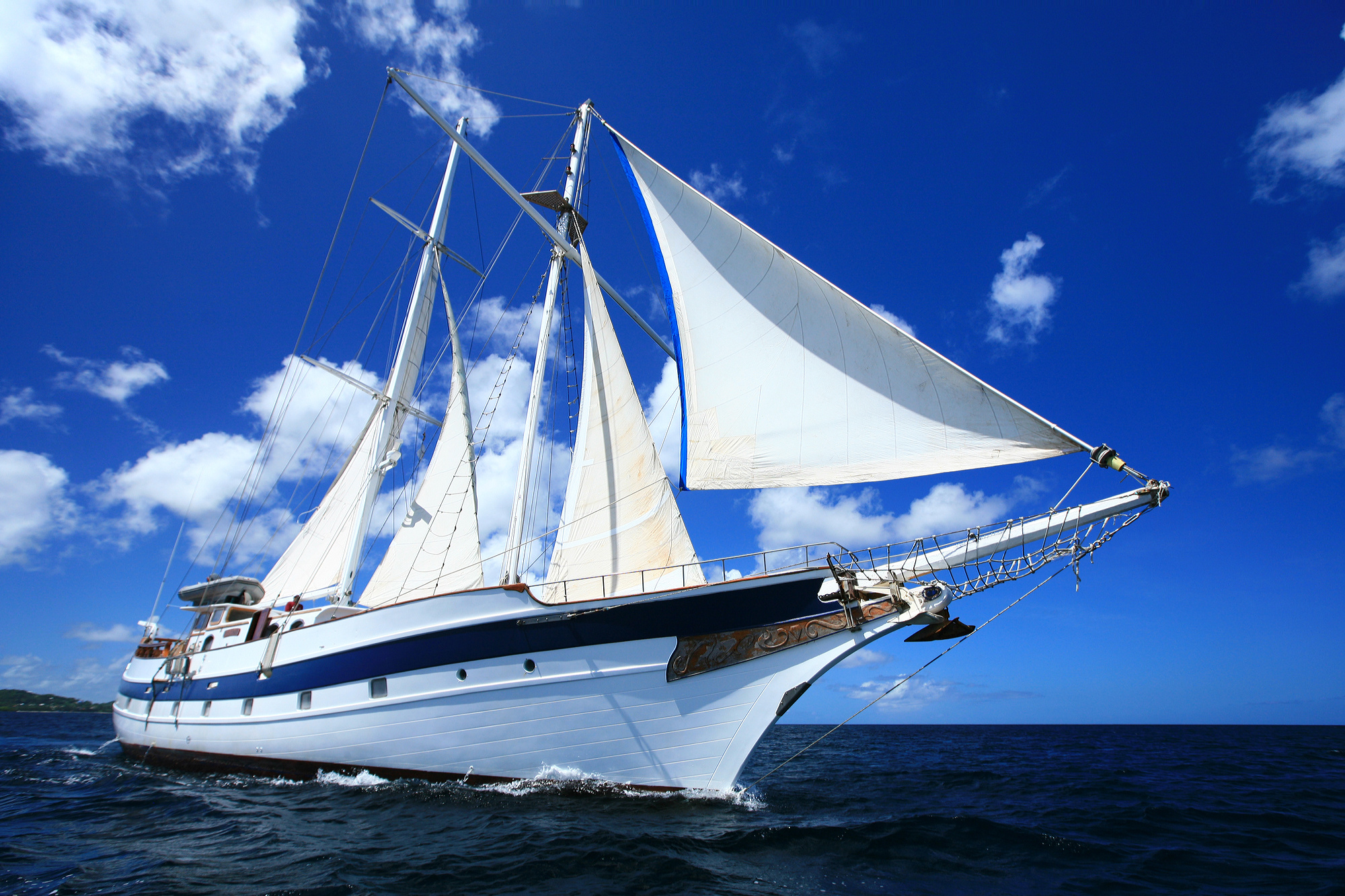 Windjammer: Cruises in Maine coast waters, A tall-masted schooner, Fleet established in 1936. 2000x1340 HD Wallpaper.