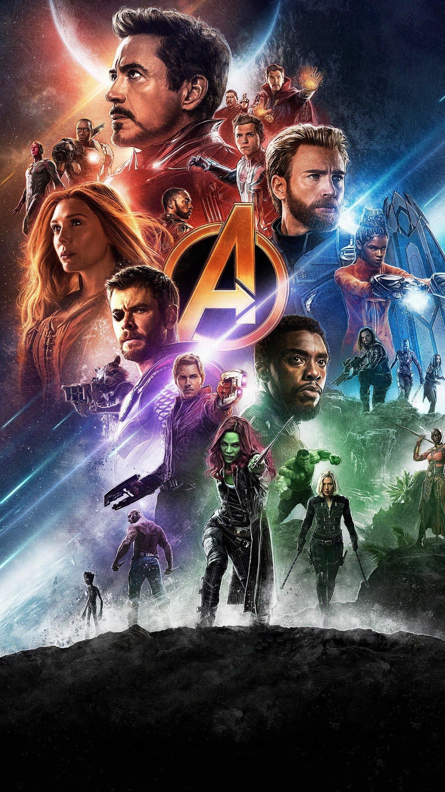 Avengers Infinity War 2018 phone, MovieMania Avengers poster, 1540x2740 HD Handy