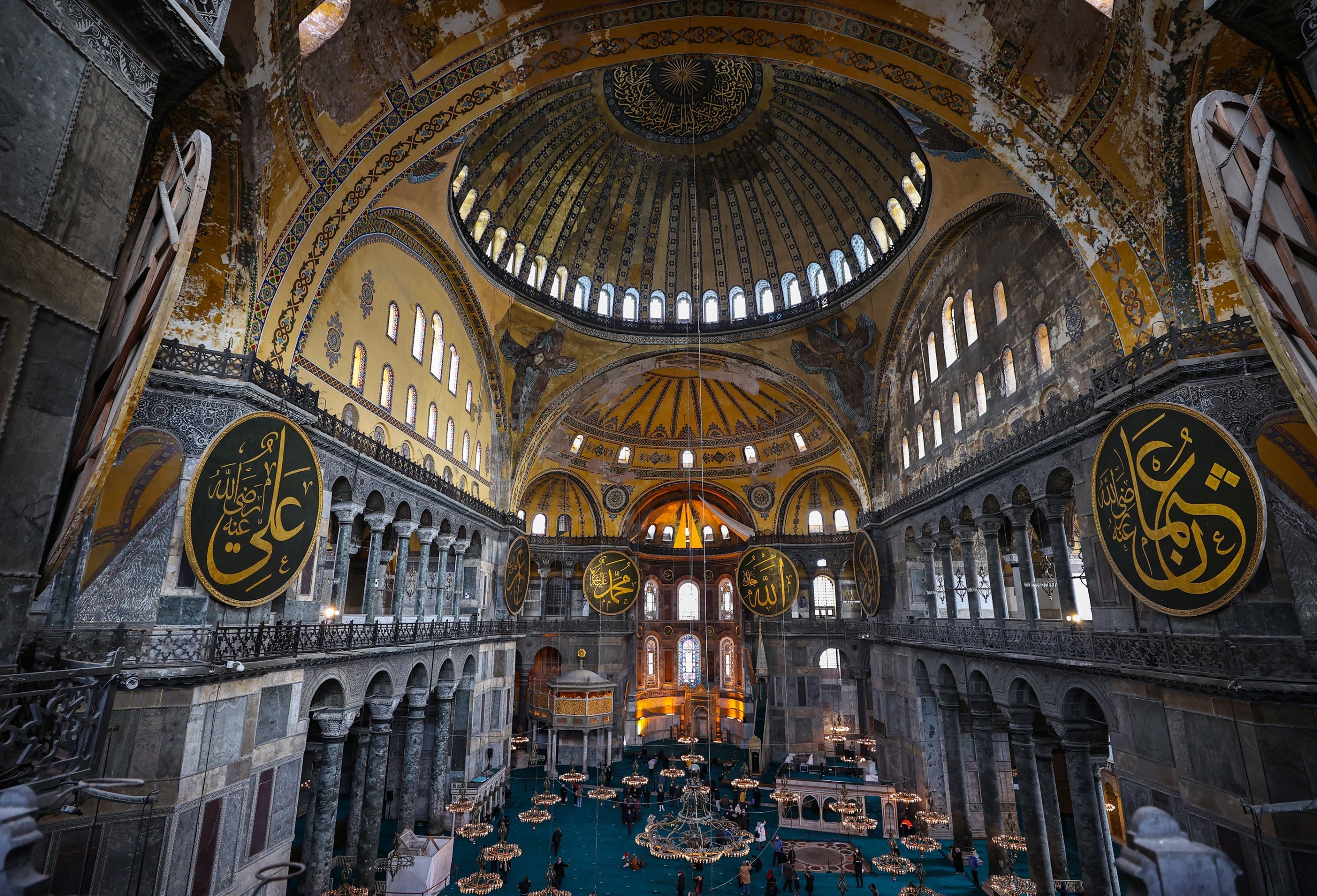 Hagia Sophia, Restoration project, Istanbul's jewel, Architectural wonder, 3000x2050 HD Desktop